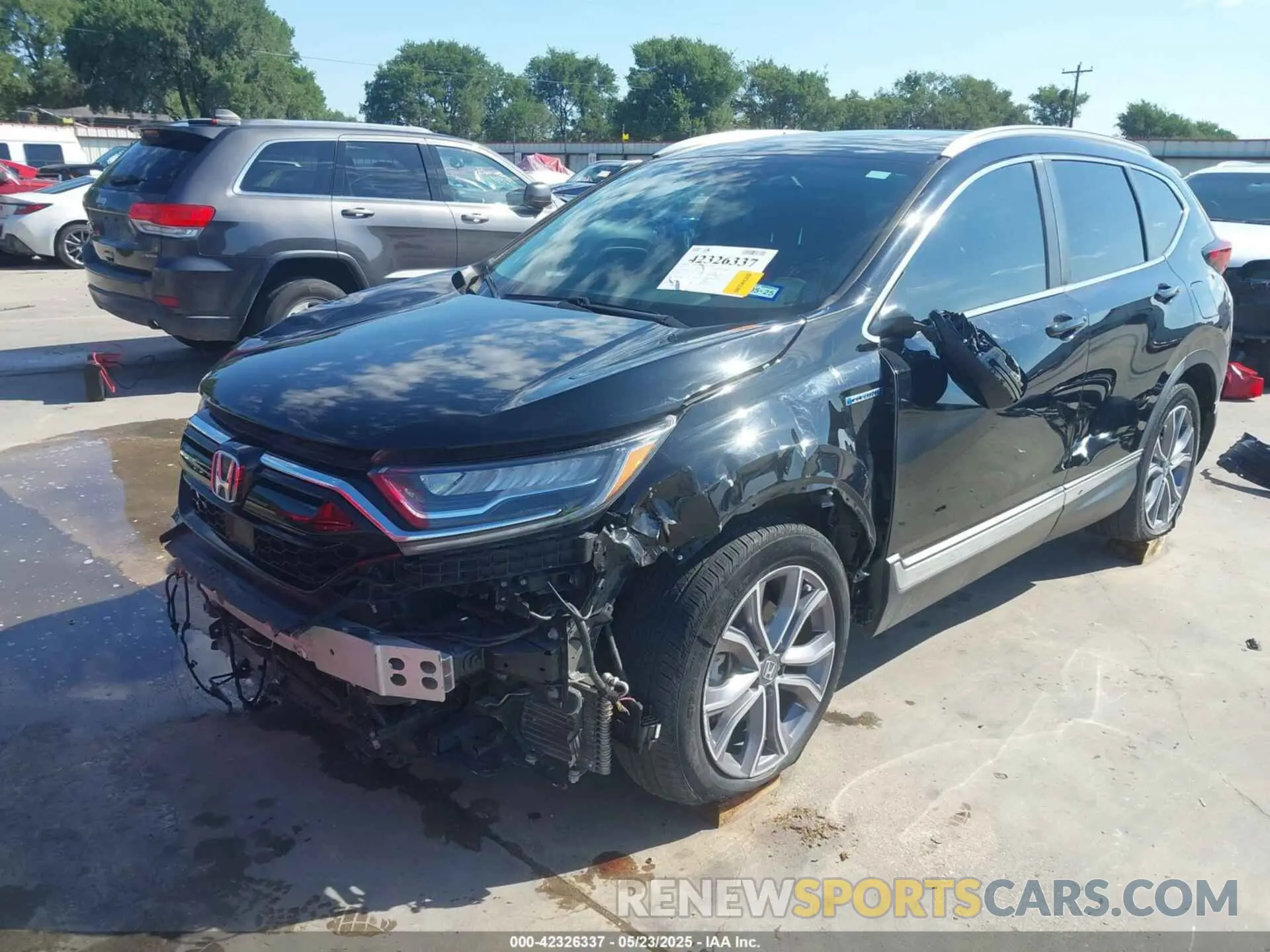 2 fotografías del automóvil dañado 7FART6H91LE005707 HONDA CR-V HYBRID 2020
