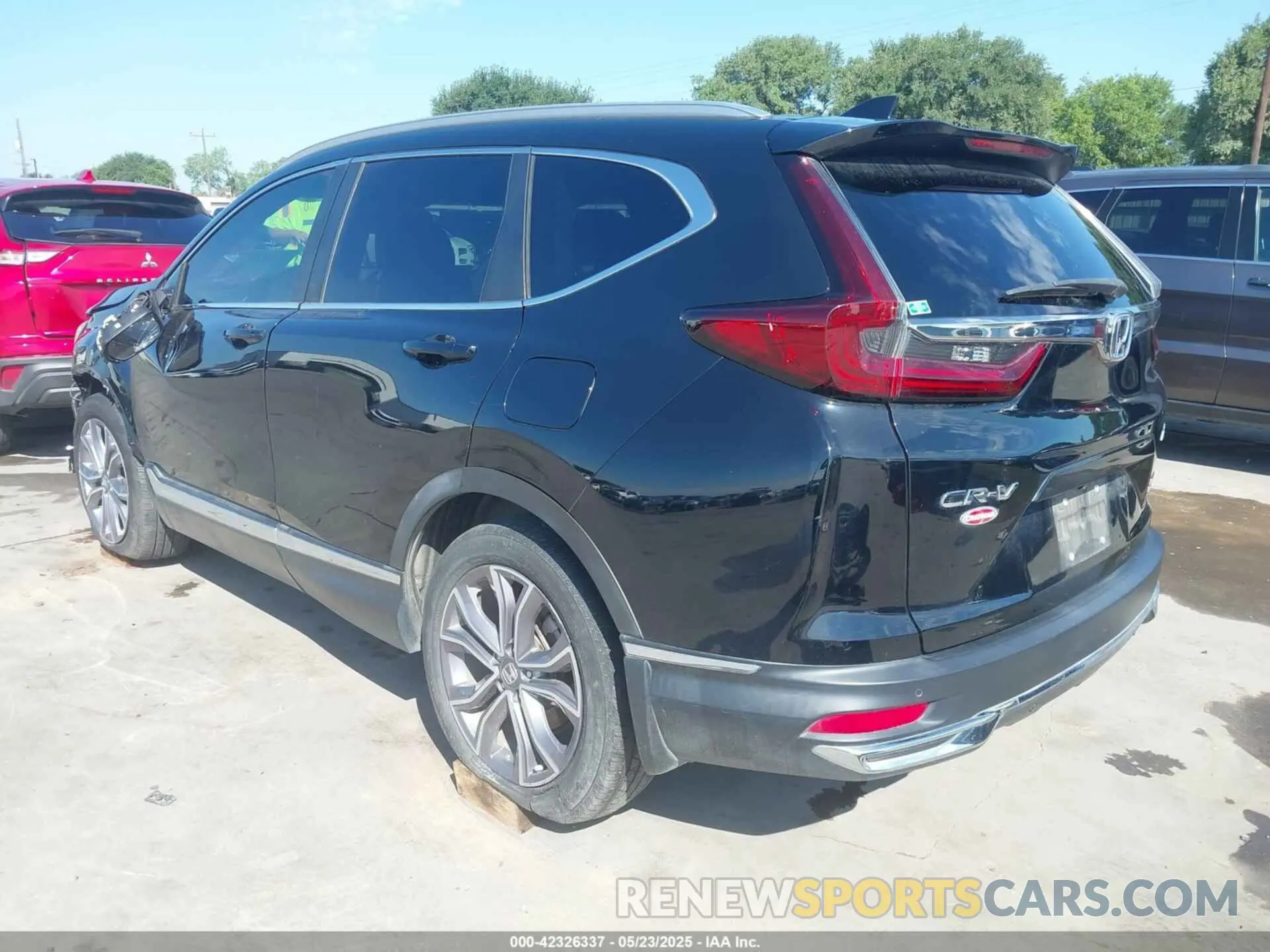 3 fotografías del automóvil dañado 7FART6H91LE005707 HONDA CR-V HYBRID 2020