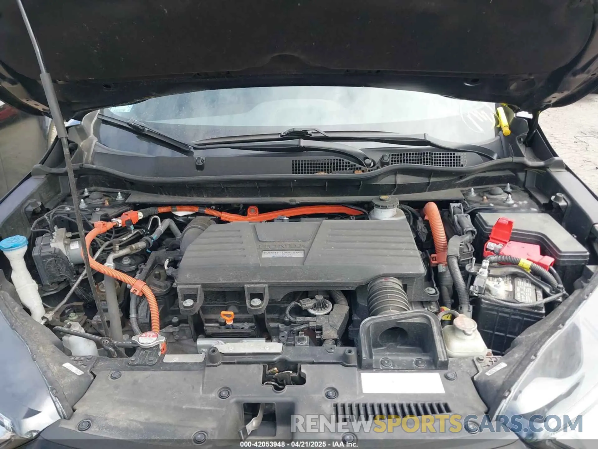 10 fotografías del automóvil dañado 7FART6H96LE023782 HONDA CR-V HYBRID 2020