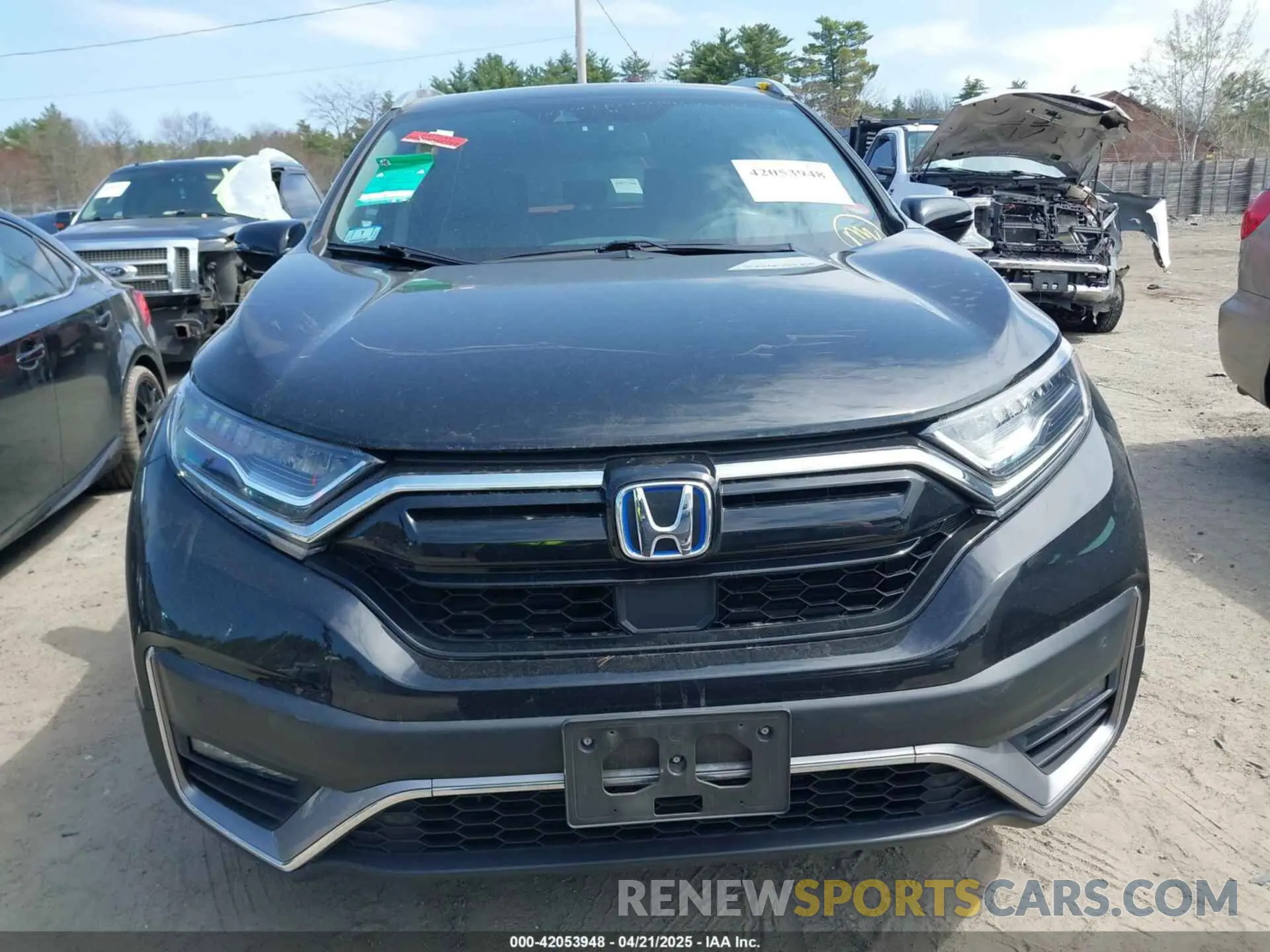12 fotografías del automóvil dañado 7FART6H96LE023782 HONDA CR-V HYBRID 2020
