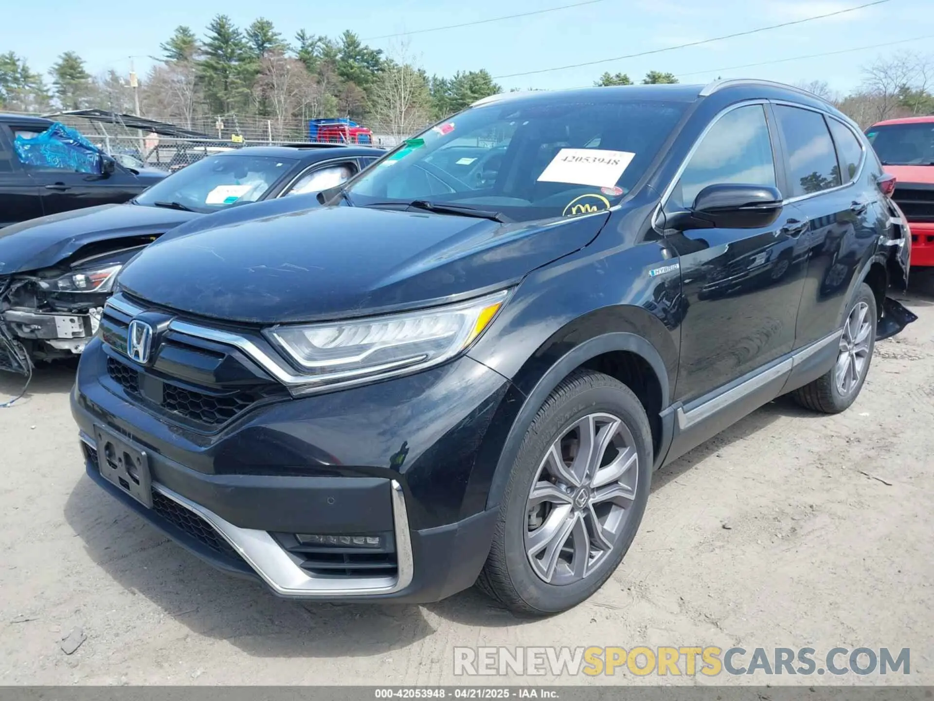 2 fotografías del automóvil dañado 7FART6H96LE023782 HONDA CR-V HYBRID 2020