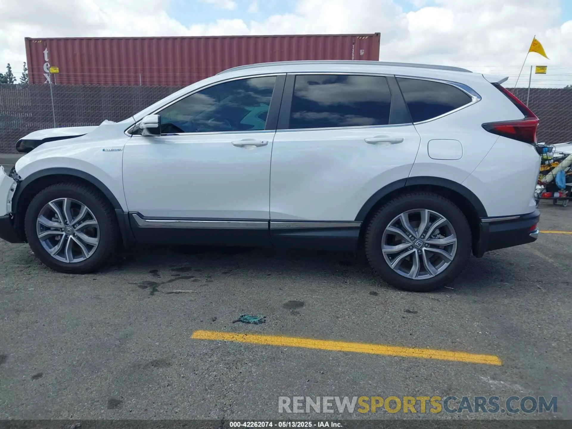 14 fotografías del automóvil dañado 7FART6H97LE023225 HONDA CR-V HYBRID 2020