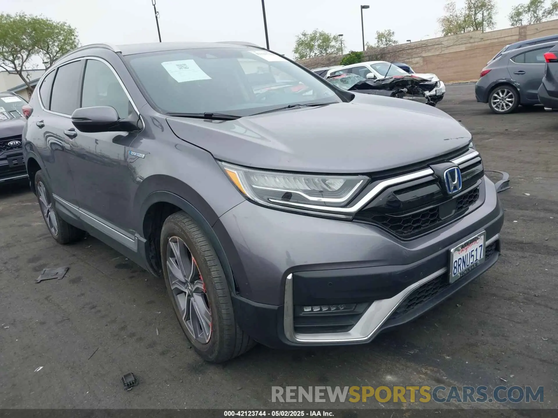 1 fotografías del automóvil dañado 7FART6H99LE000979 HONDA CR-V HYBRID 2020
