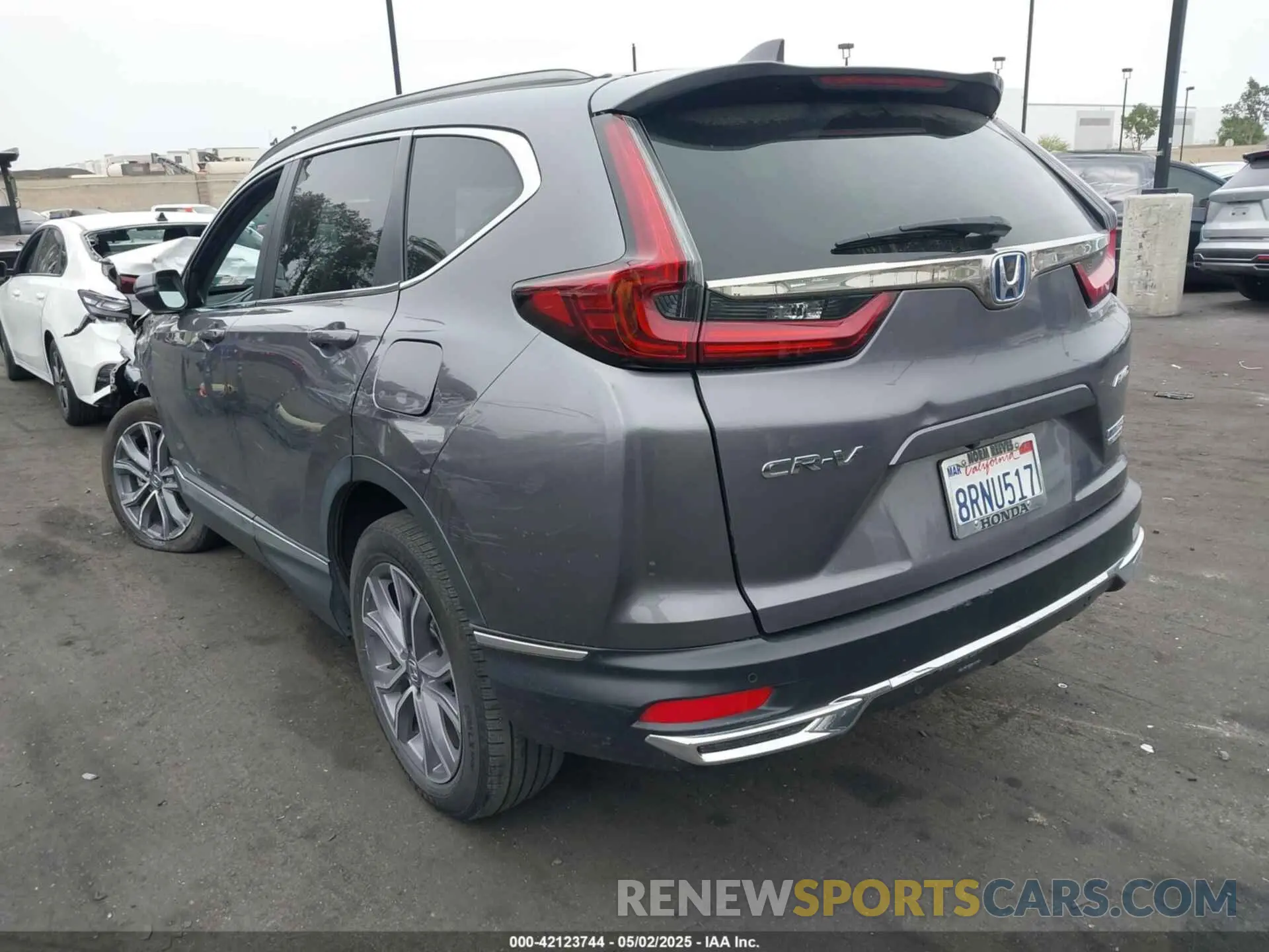 3 fotografías del automóvil dañado 7FART6H99LE000979 HONDA CR-V HYBRID 2020