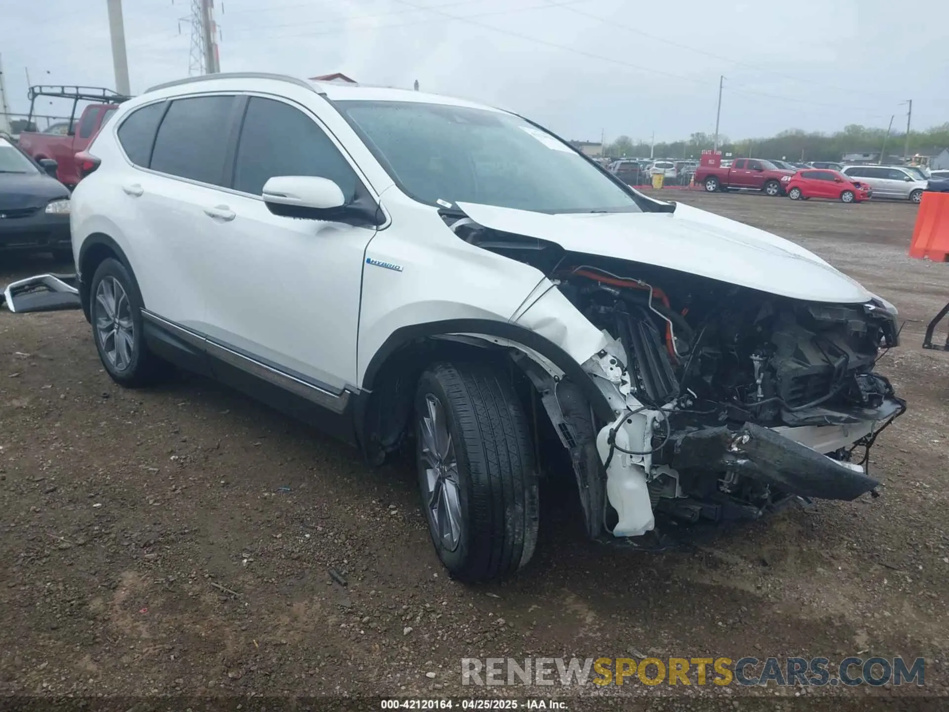 1 fotografías del automóvil dañado 7FART6H9XLE024742 HONDA CR-V HYBRID 2020