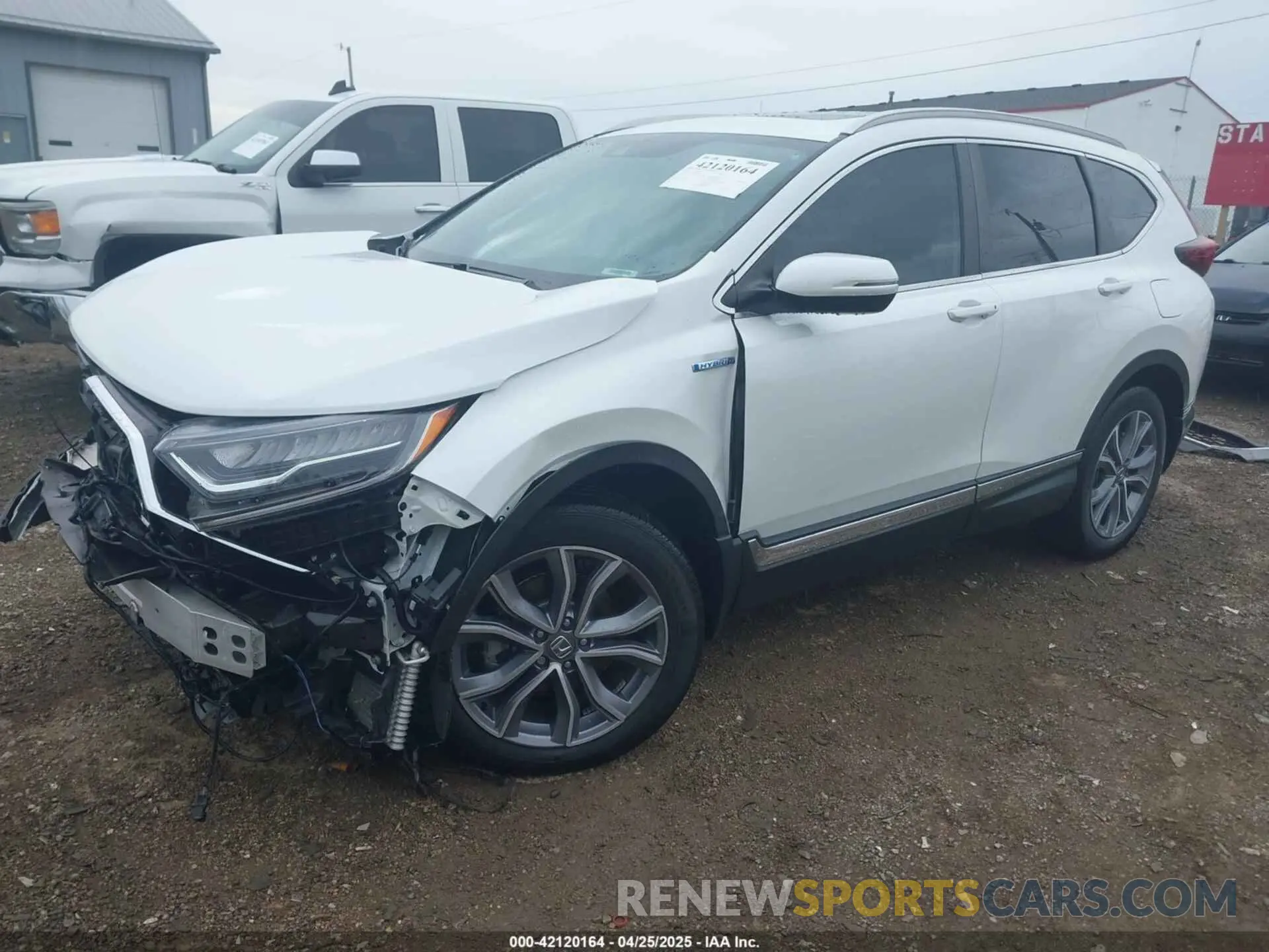 2 fotografías del automóvil dañado 7FART6H9XLE024742 HONDA CR-V HYBRID 2020