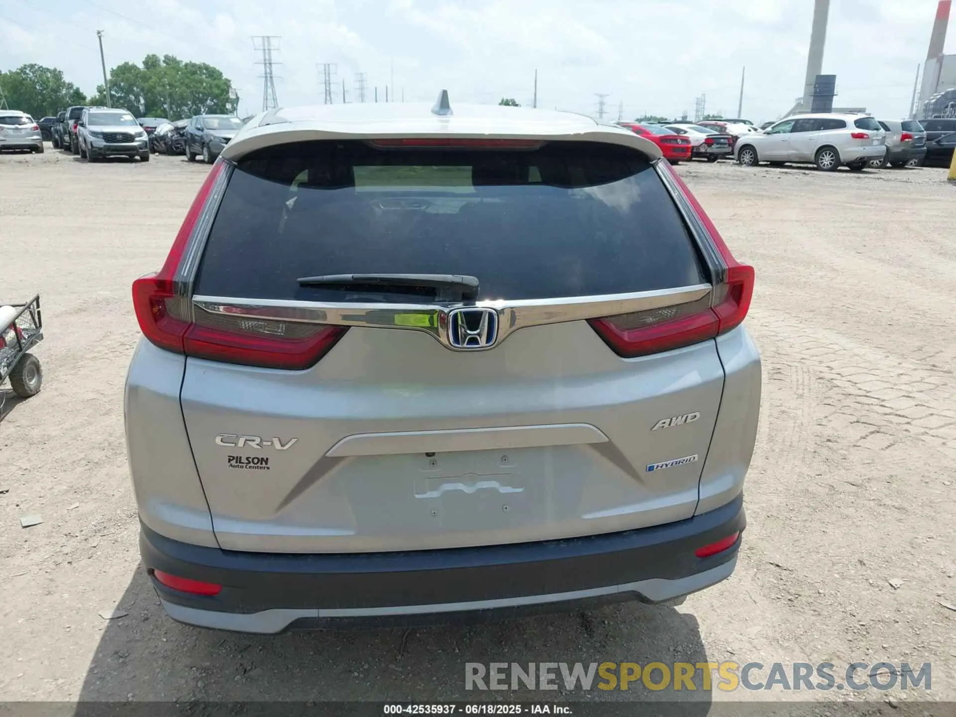 16 fotografías del automóvil dañado 7FART6H51ME037846 HONDA CR-V HYBRID 2021