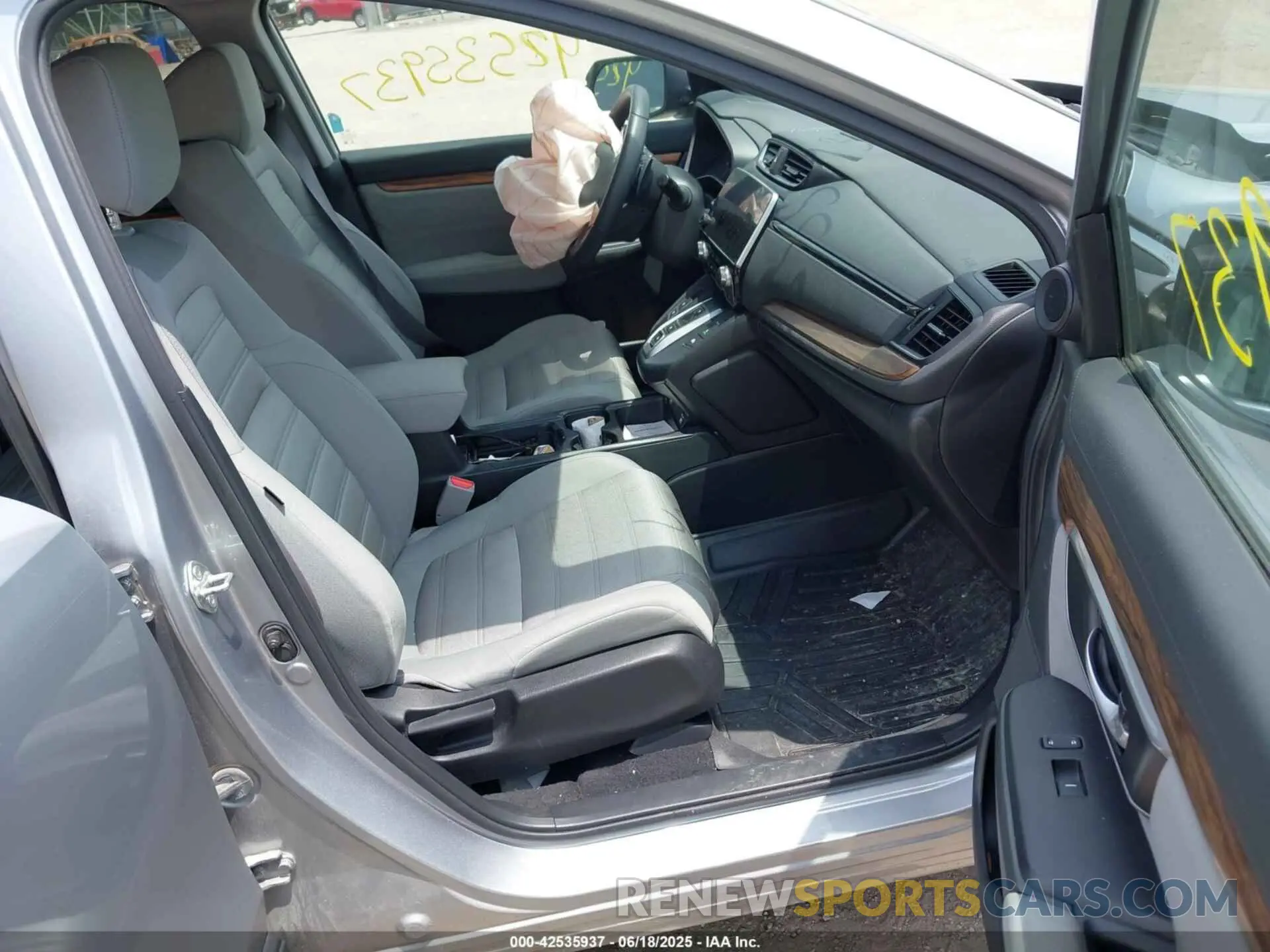 5 fotografías del automóvil dañado 7FART6H51ME037846 HONDA CR-V HYBRID 2021