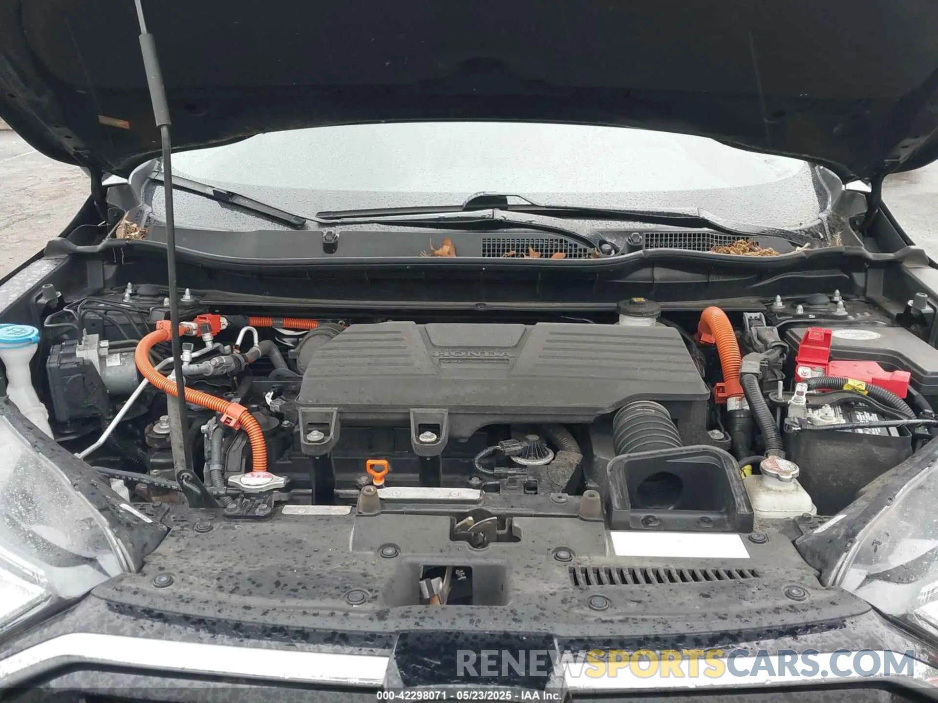 10 fotografías del automóvil dañado 7FART6H53ME034608 HONDA CR-V HYBRID 2021