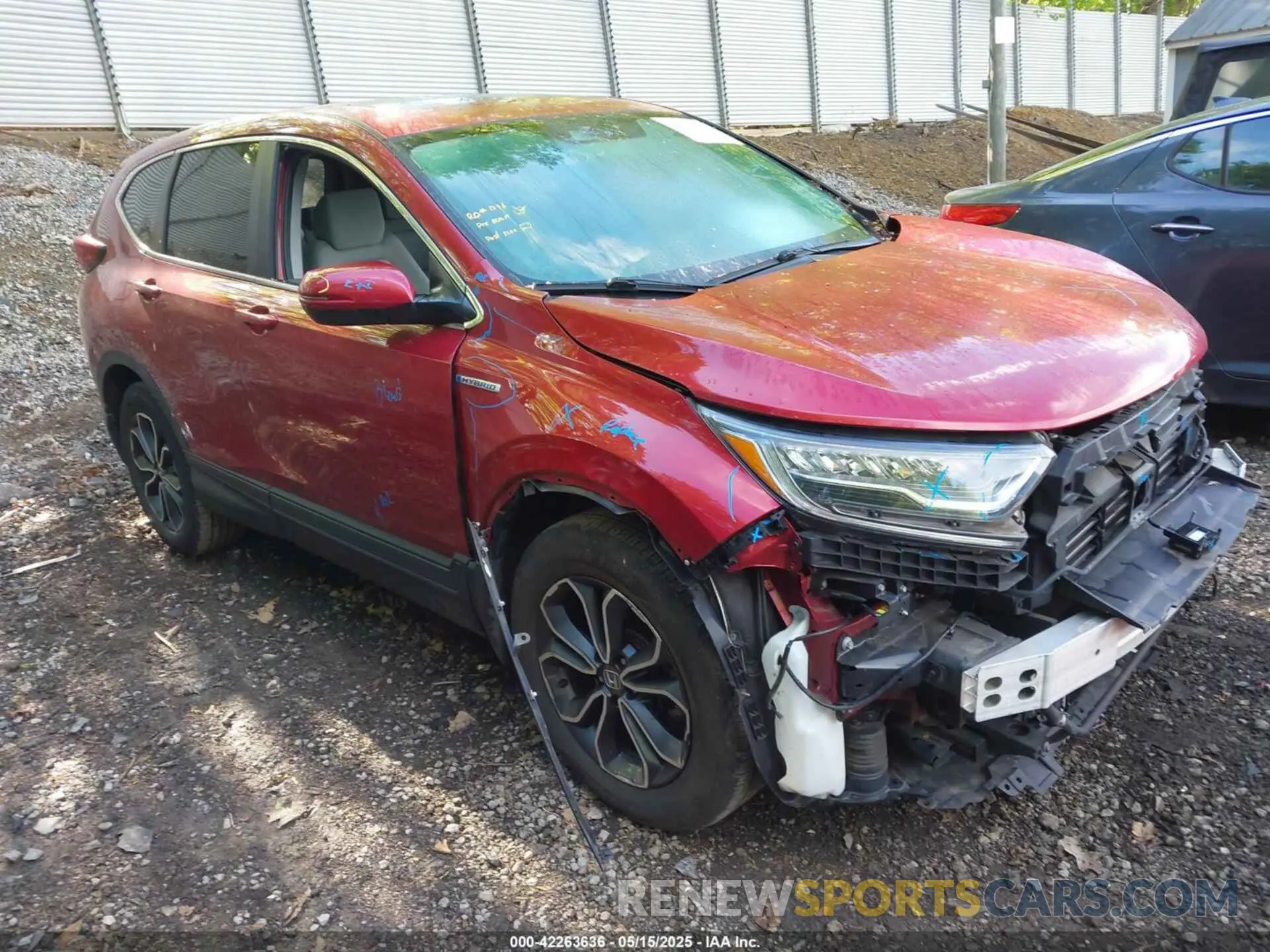 1 fotografías del automóvil dañado 7FART6H55ME001755 HONDA CR-V HYBRID 2021