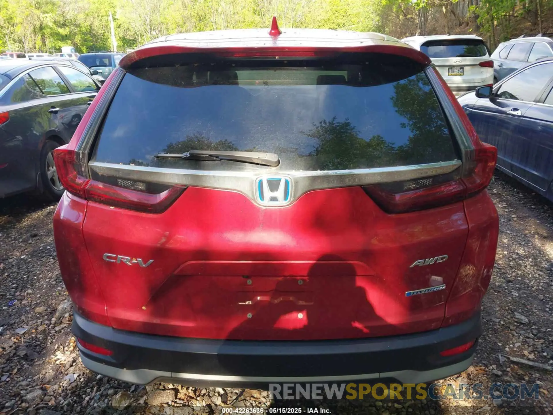 16 fotografías del automóvil dañado 7FART6H55ME001755 HONDA CR-V HYBRID 2021