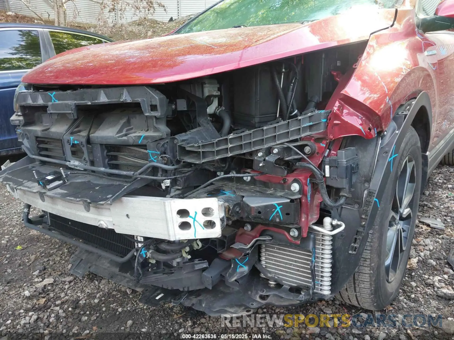 17 fotografías del automóvil dañado 7FART6H55ME001755 HONDA CR-V HYBRID 2021