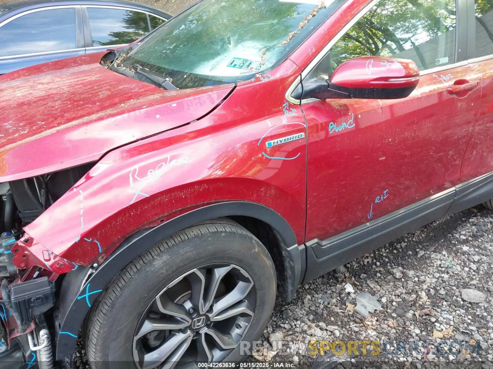 18 fotografías del automóvil dañado 7FART6H55ME001755 HONDA CR-V HYBRID 2021