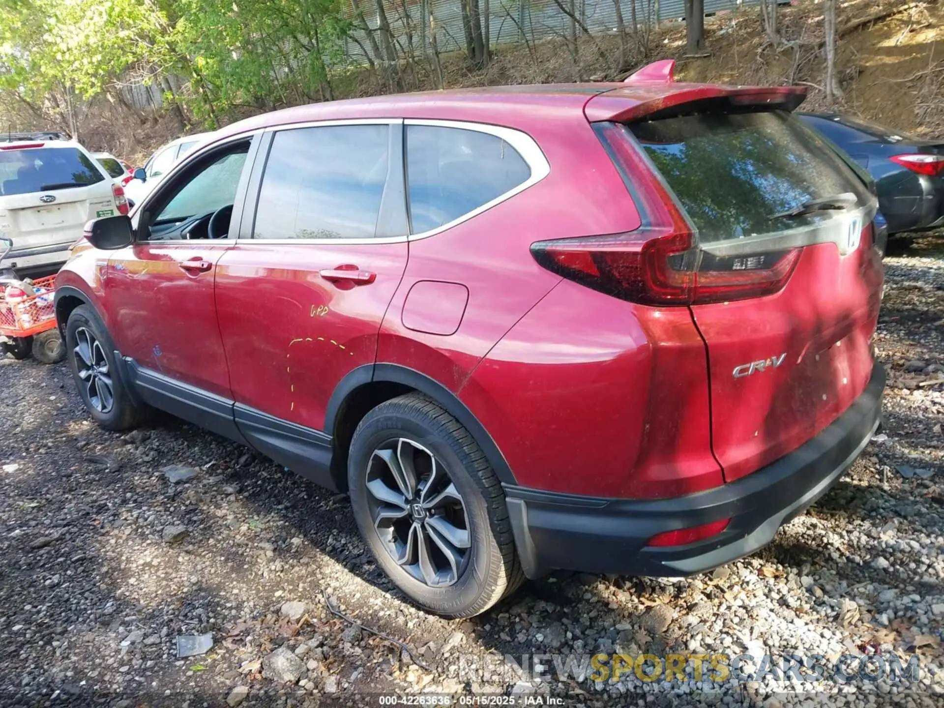 3 fotografías del automóvil dañado 7FART6H55ME001755 HONDA CR-V HYBRID 2021