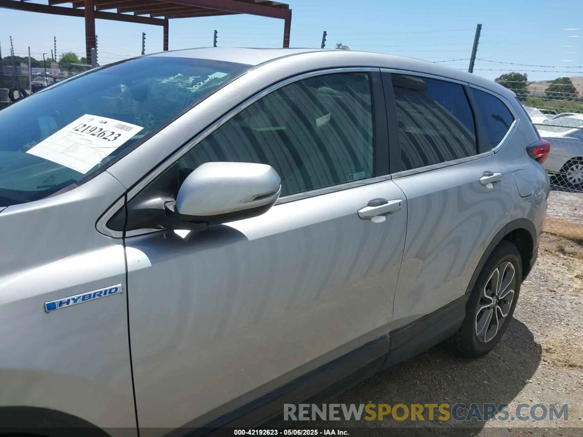 14 fotografías del automóvil dañado 7FART6H80ME030381 HONDA CR-V HYBRID 2021