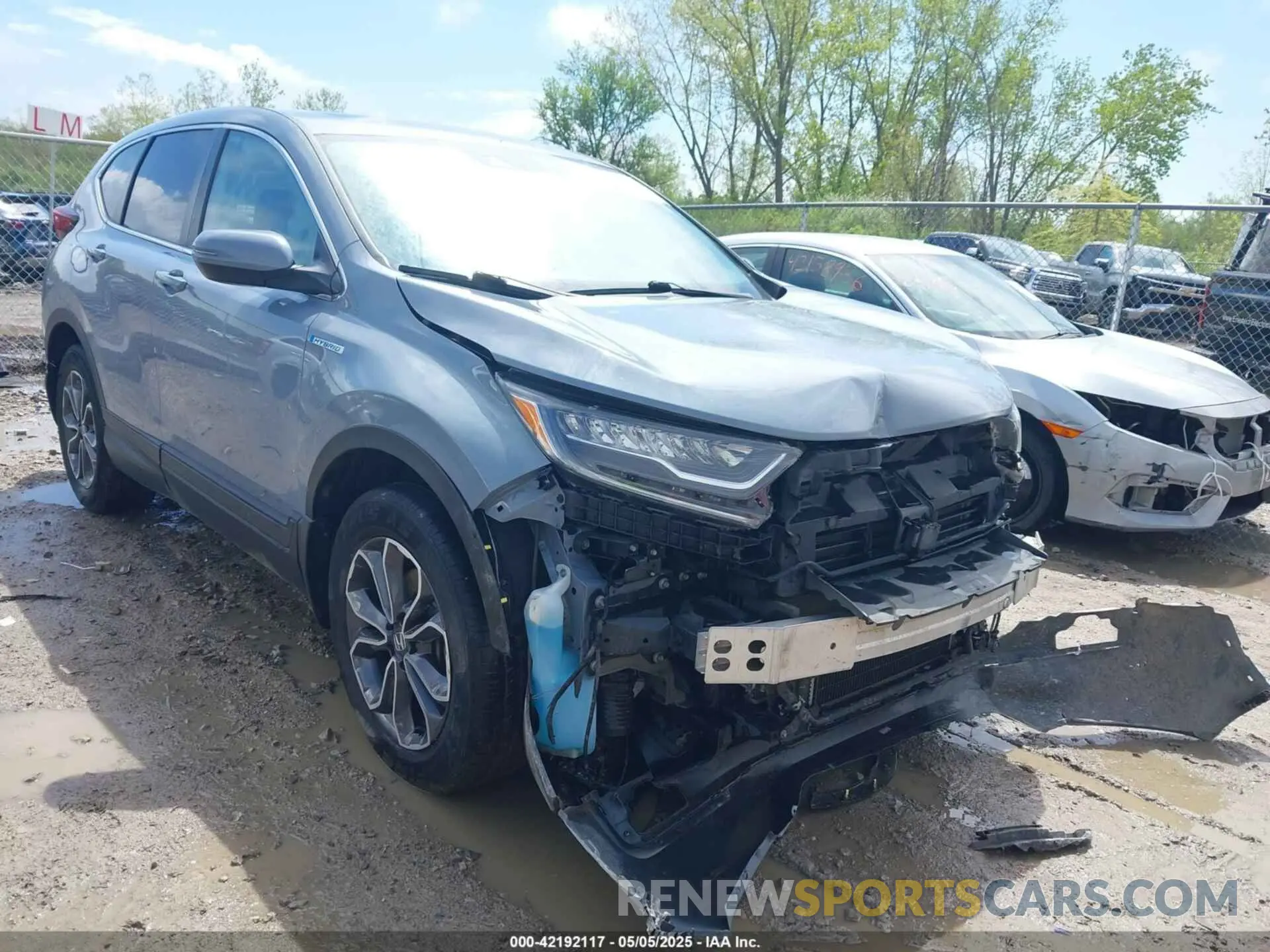 1 fotografías del automóvil dañado 7FART6H83ME011713 HONDA CR-V HYBRID 2021