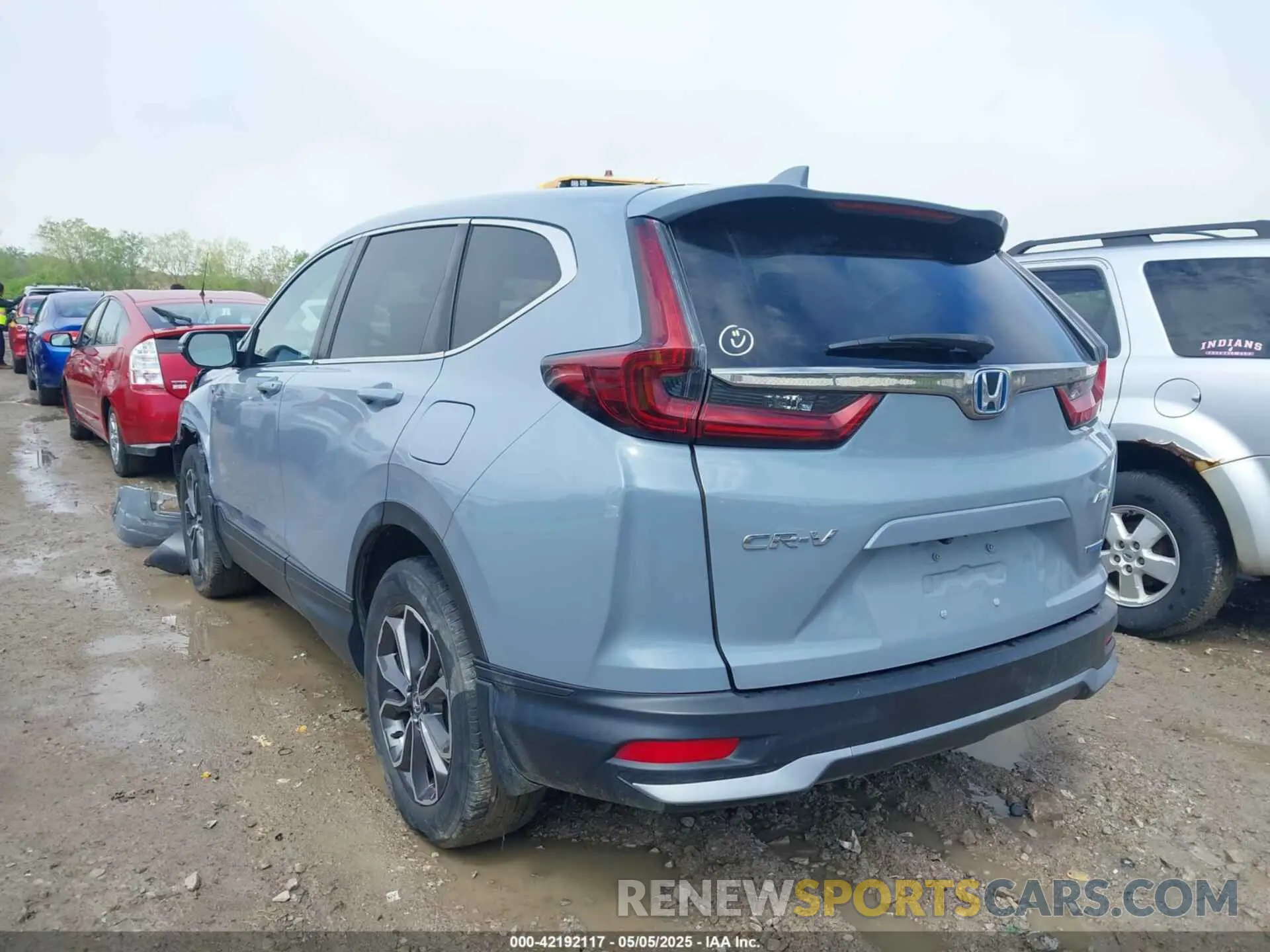 3 fotografías del automóvil dañado 7FART6H83ME011713 HONDA CR-V HYBRID 2021