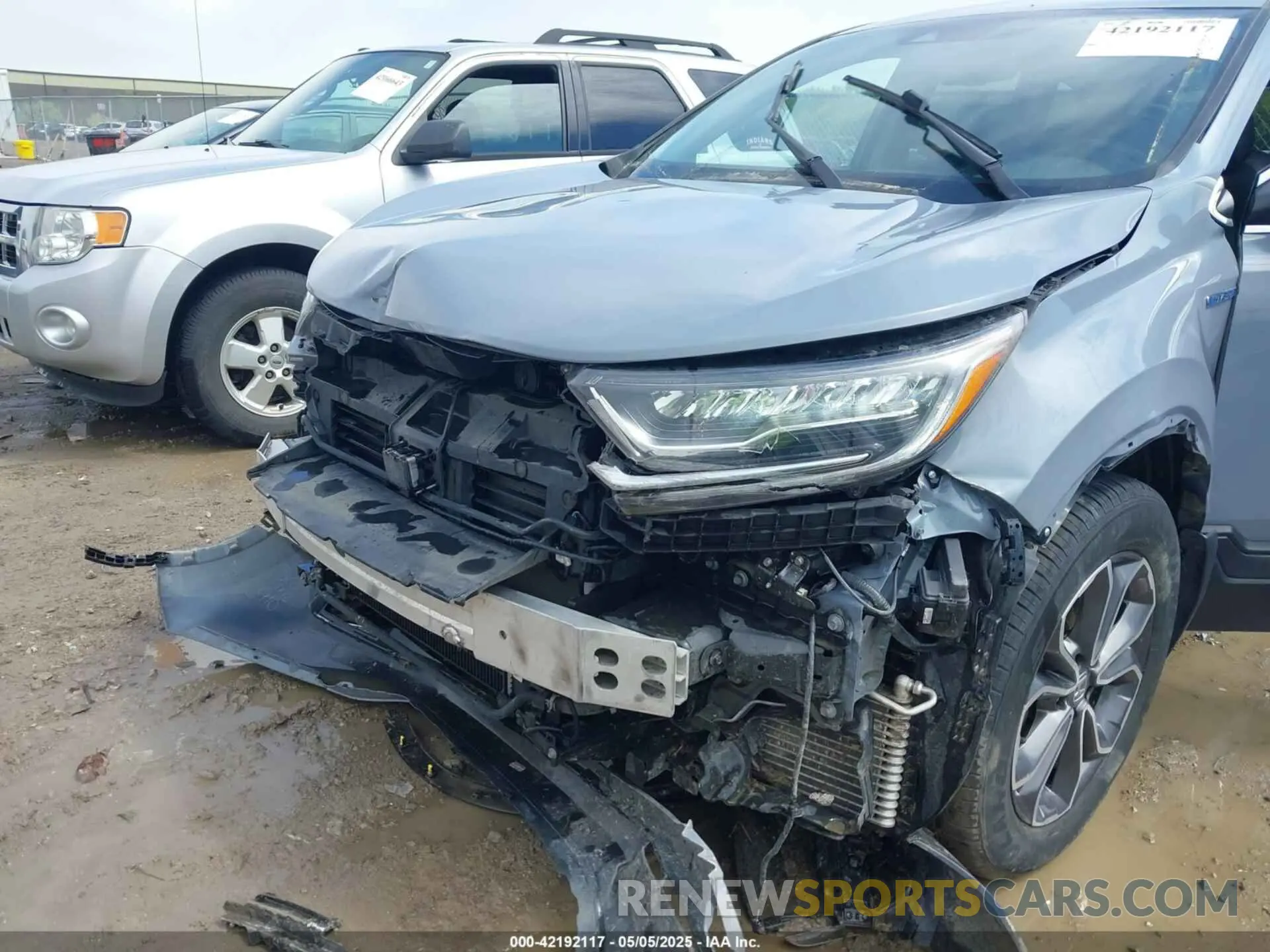 6 fotografías del automóvil dañado 7FART6H83ME011713 HONDA CR-V HYBRID 2021