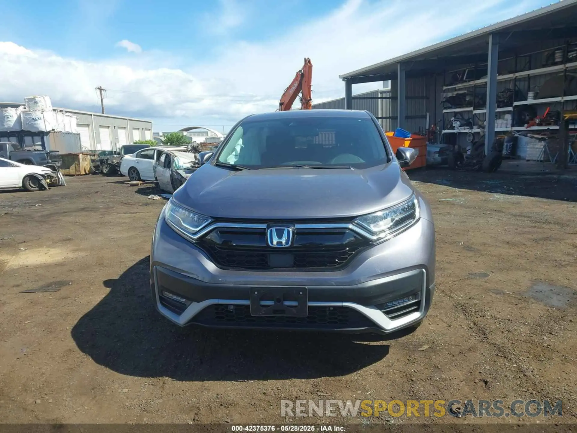 12 fotografías del automóvil dañado 7FART6H88ME036428 HONDA CR-V HYBRID 2021