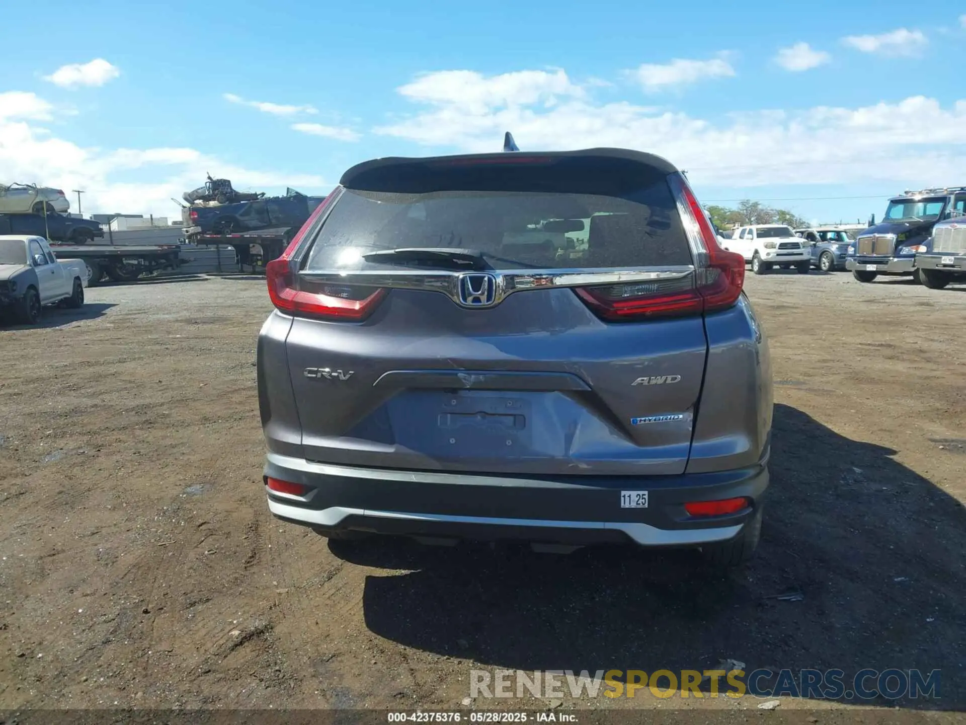 16 fotografías del automóvil dañado 7FART6H88ME036428 HONDA CR-V HYBRID 2021