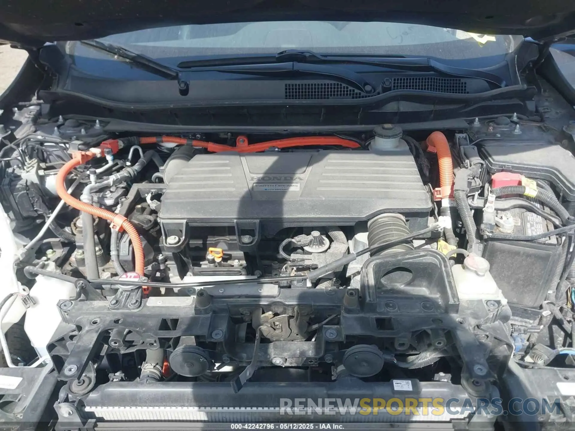 10 fotografías del automóvil dañado 7FART6H89ME010307 HONDA CR-V HYBRID 2021
