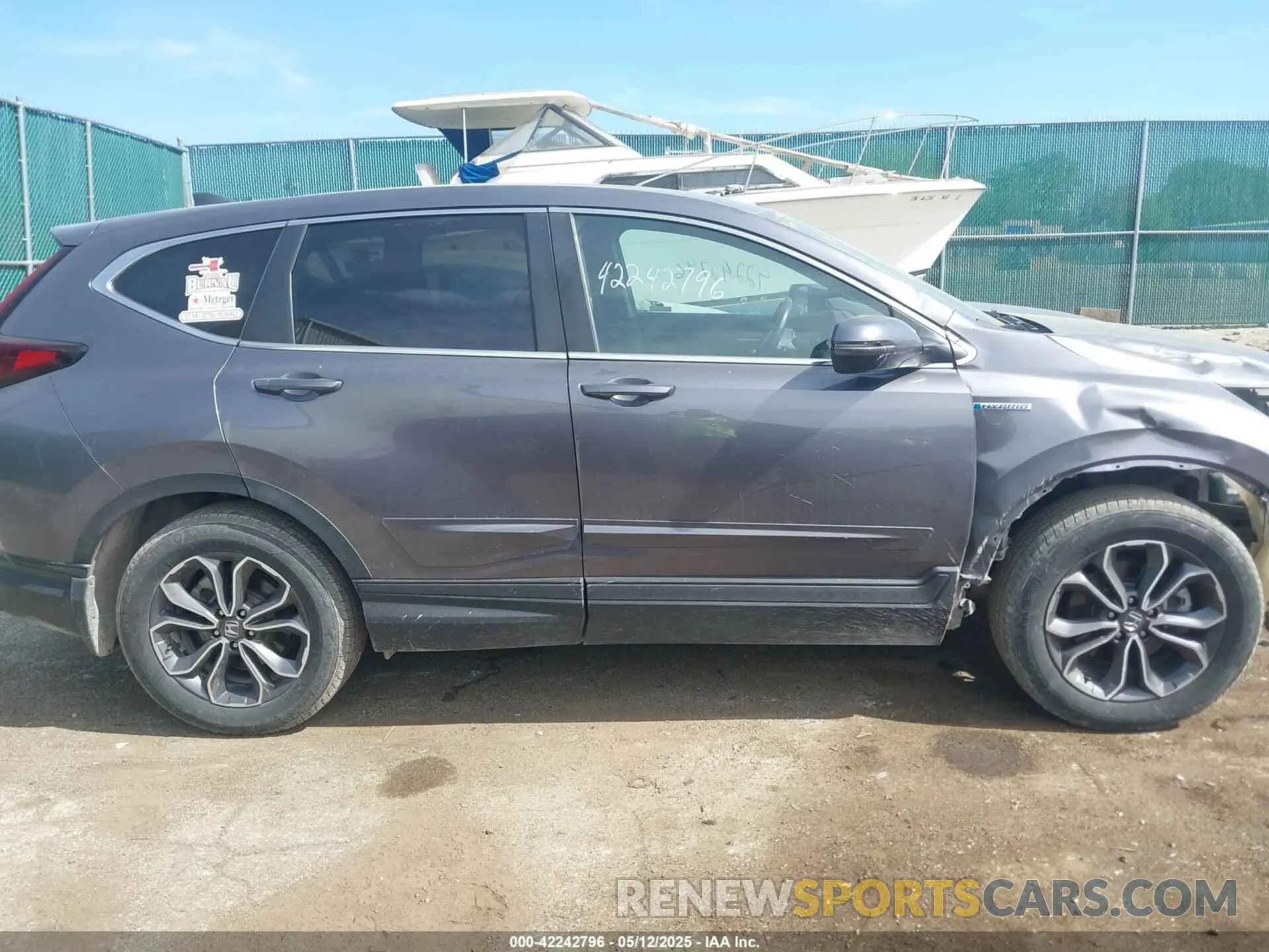 14 fotografías del automóvil dañado 7FART6H89ME010307 HONDA CR-V HYBRID 2021