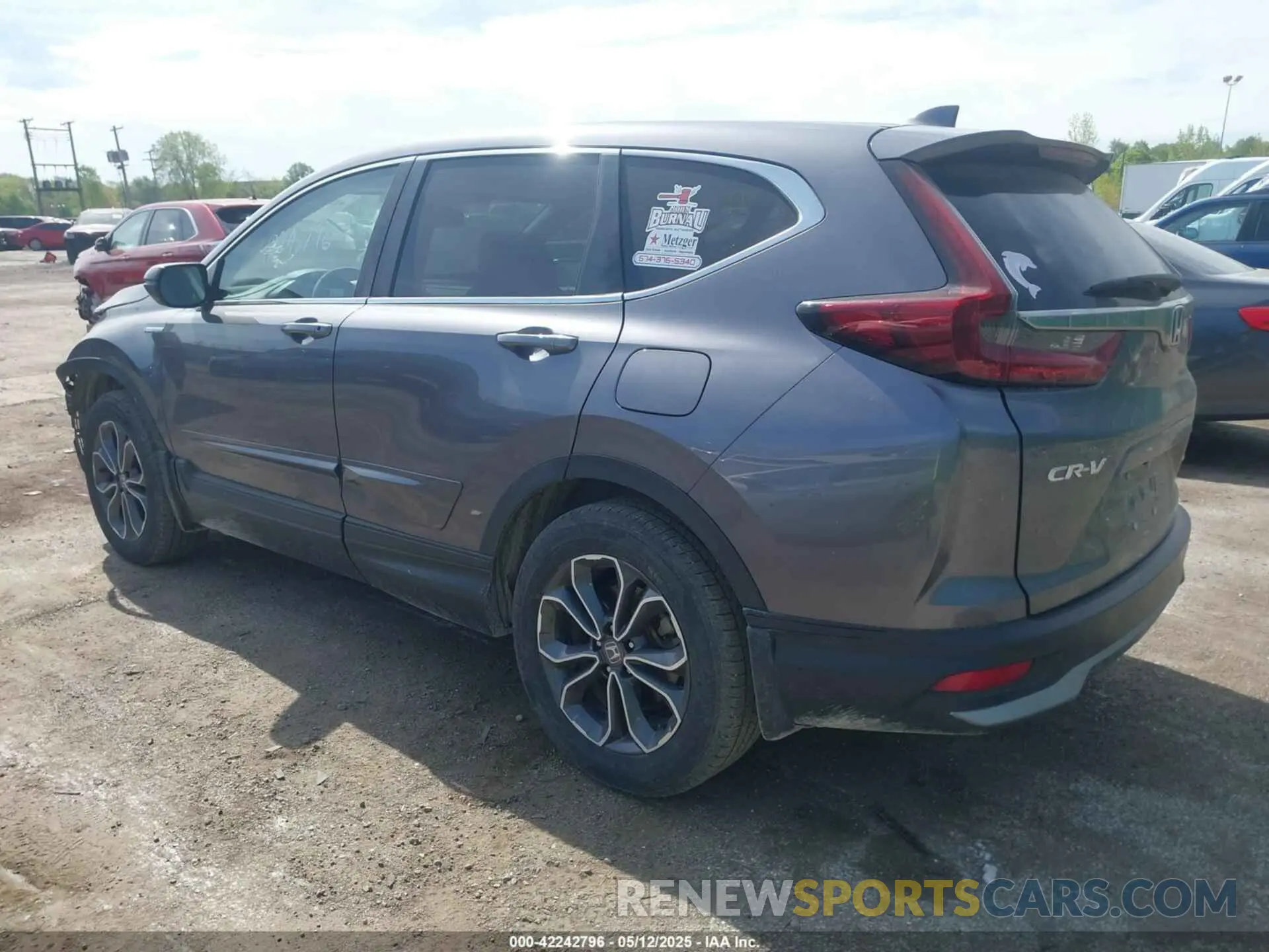 3 fotografías del automóvil dañado 7FART6H89ME010307 HONDA CR-V HYBRID 2021
