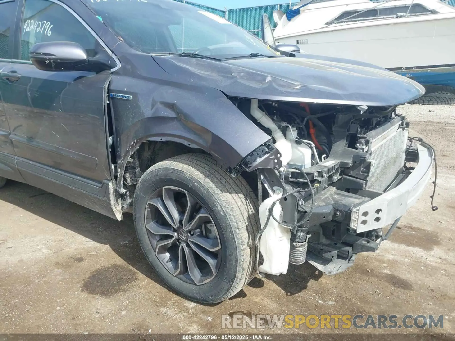 6 fotografías del automóvil dañado 7FART6H89ME010307 HONDA CR-V HYBRID 2021