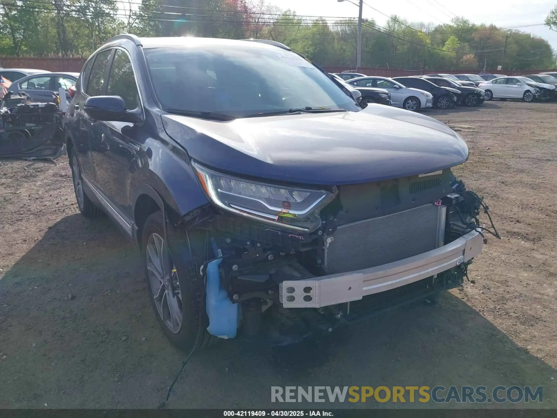 17 fotografías del automóvil dañado 7FART6H92ME029029 HONDA CR-V HYBRID 2021
