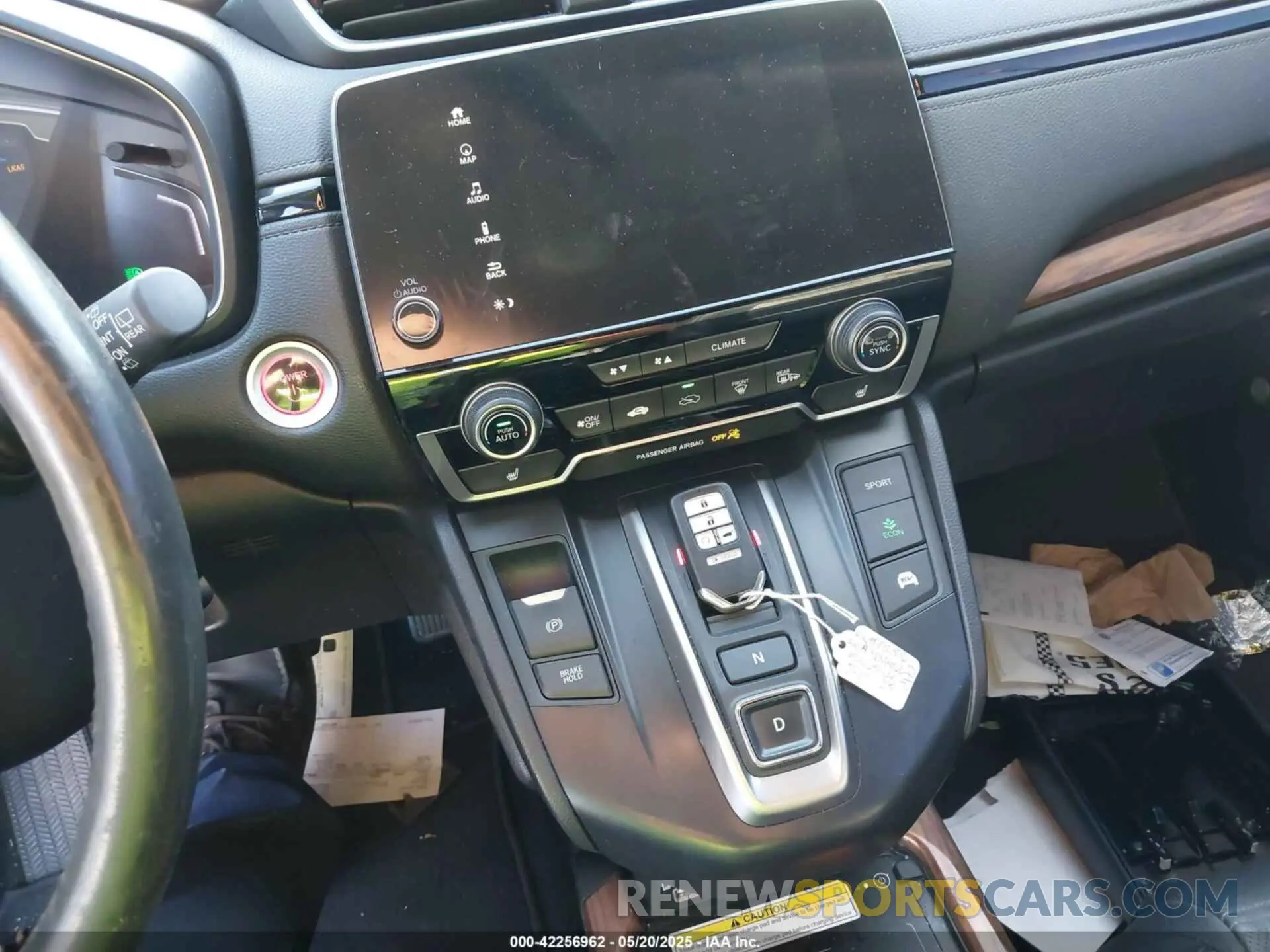 11 fotografías del automóvil dañado 7FART6H97ME010816 HONDA CR-V HYBRID 2021