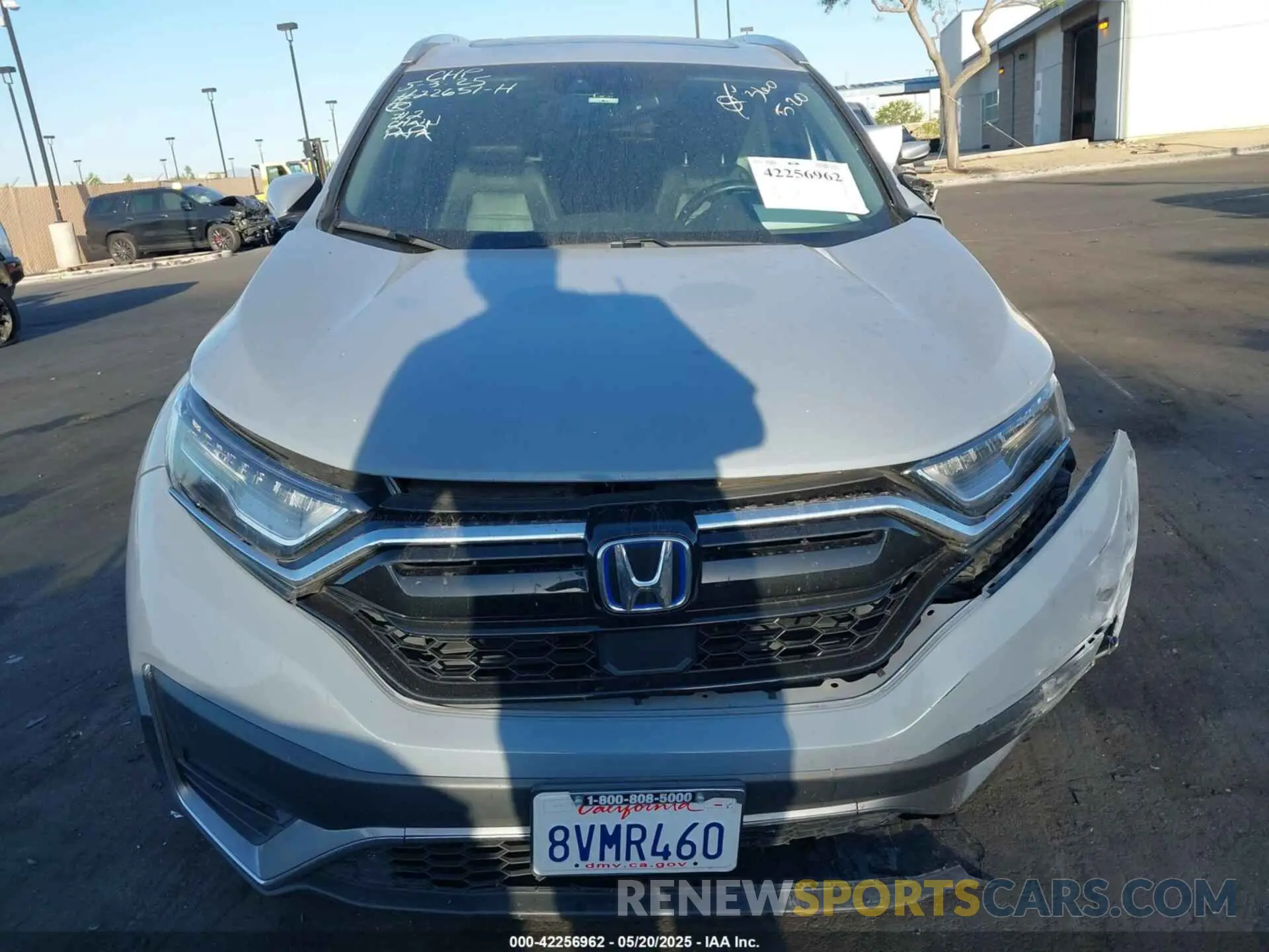 12 fotografías del automóvil dañado 7FART6H97ME010816 HONDA CR-V HYBRID 2021