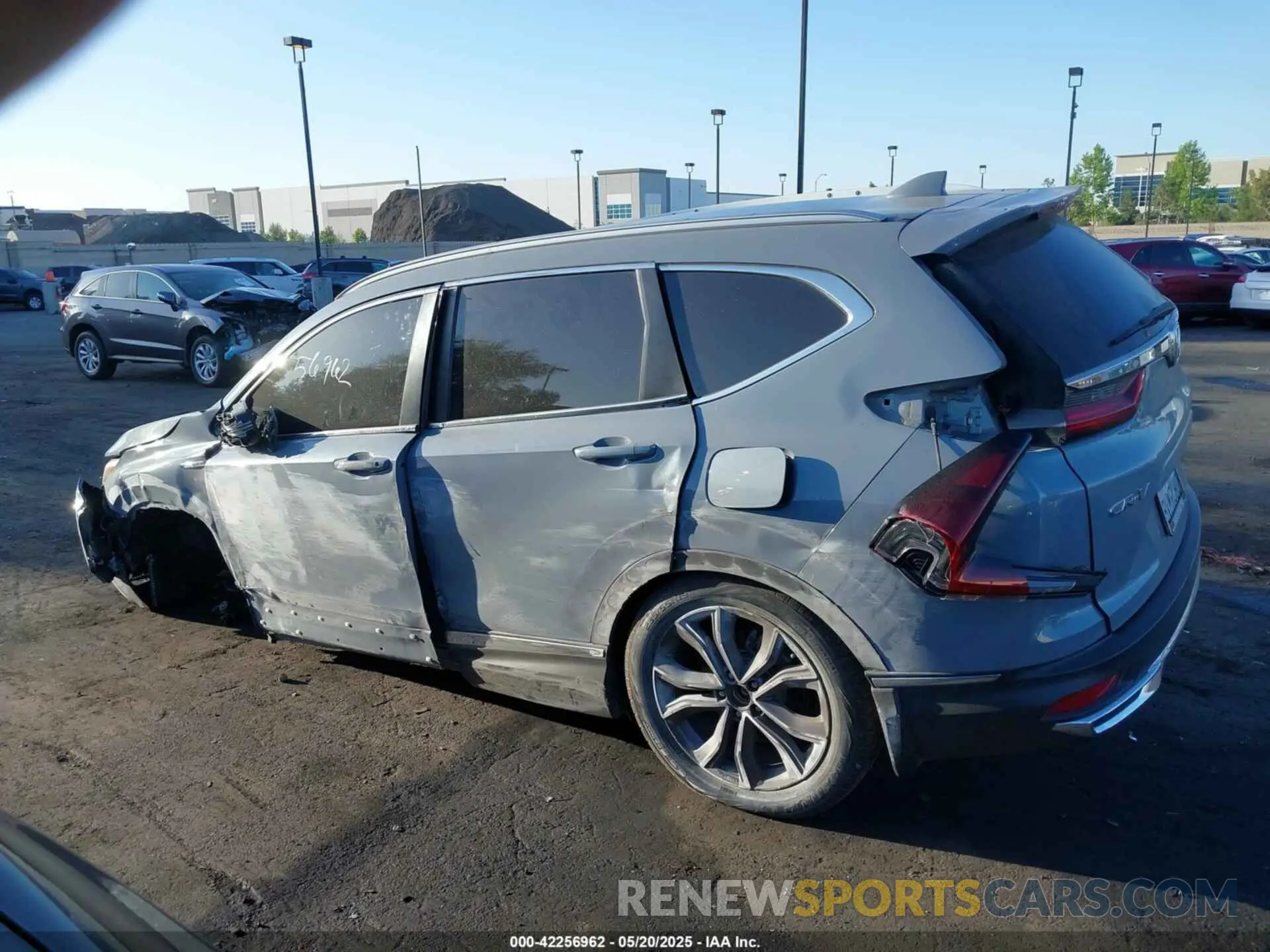 14 fotografías del automóvil dañado 7FART6H97ME010816 HONDA CR-V HYBRID 2021