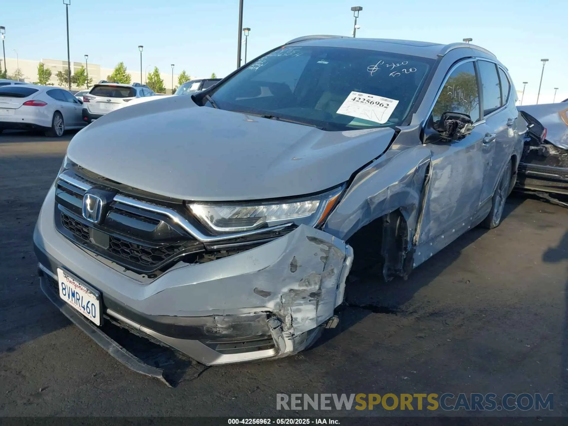2 fotografías del automóvil dañado 7FART6H97ME010816 HONDA CR-V HYBRID 2021