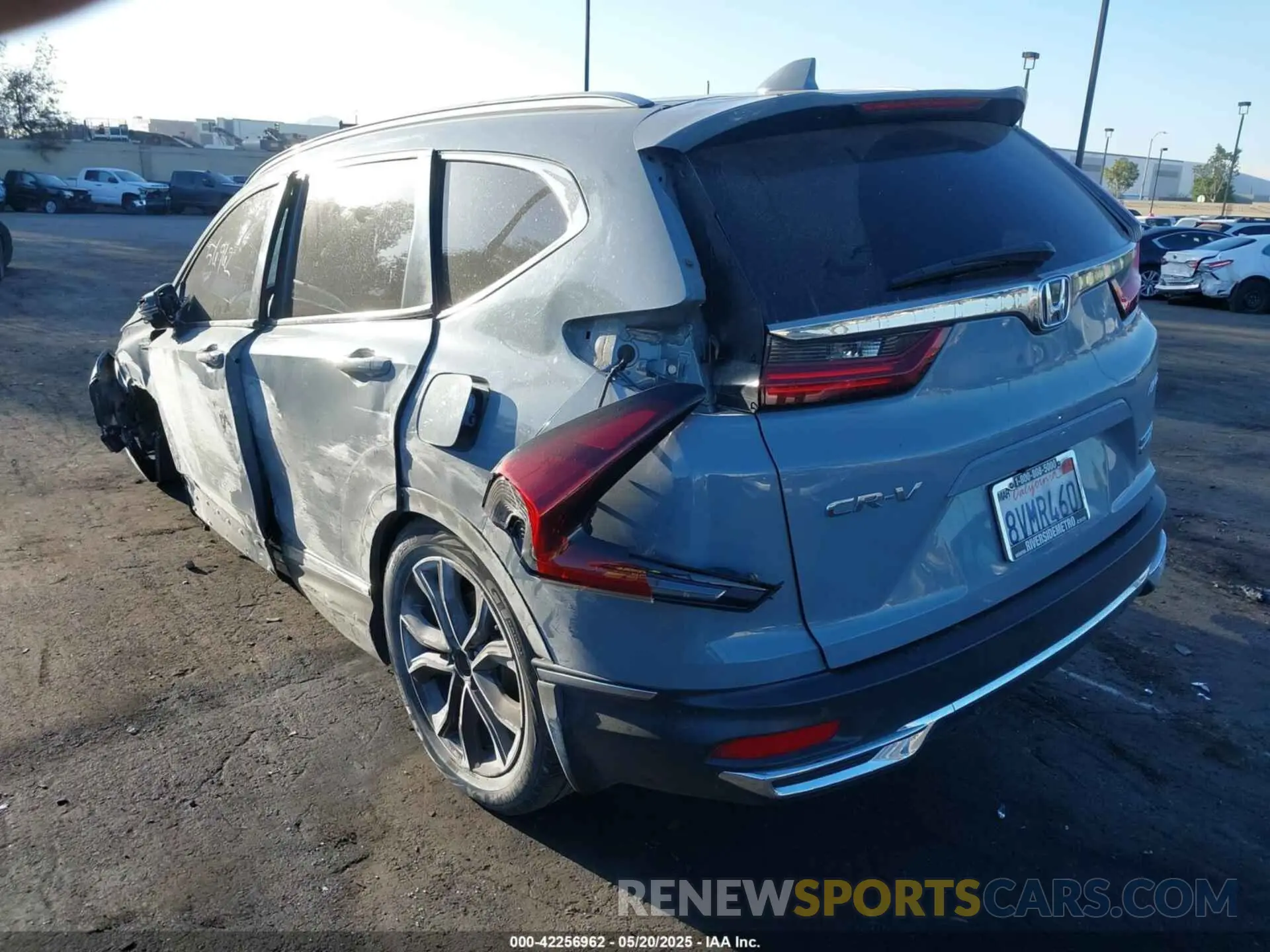 3 fotografías del automóvil dañado 7FART6H97ME010816 HONDA CR-V HYBRID 2021