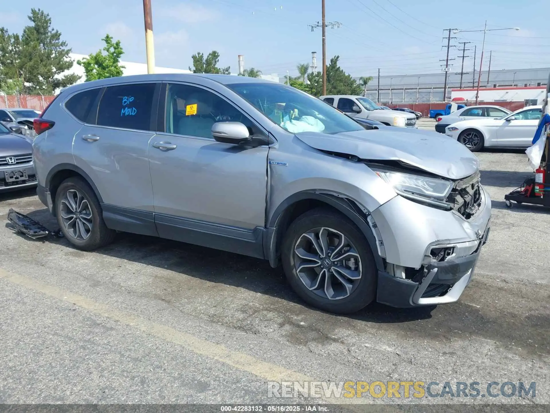 1 fotografías del automóvil dañado 5J6RT6H50NL013610 HONDA CR-V HYBRID 2022