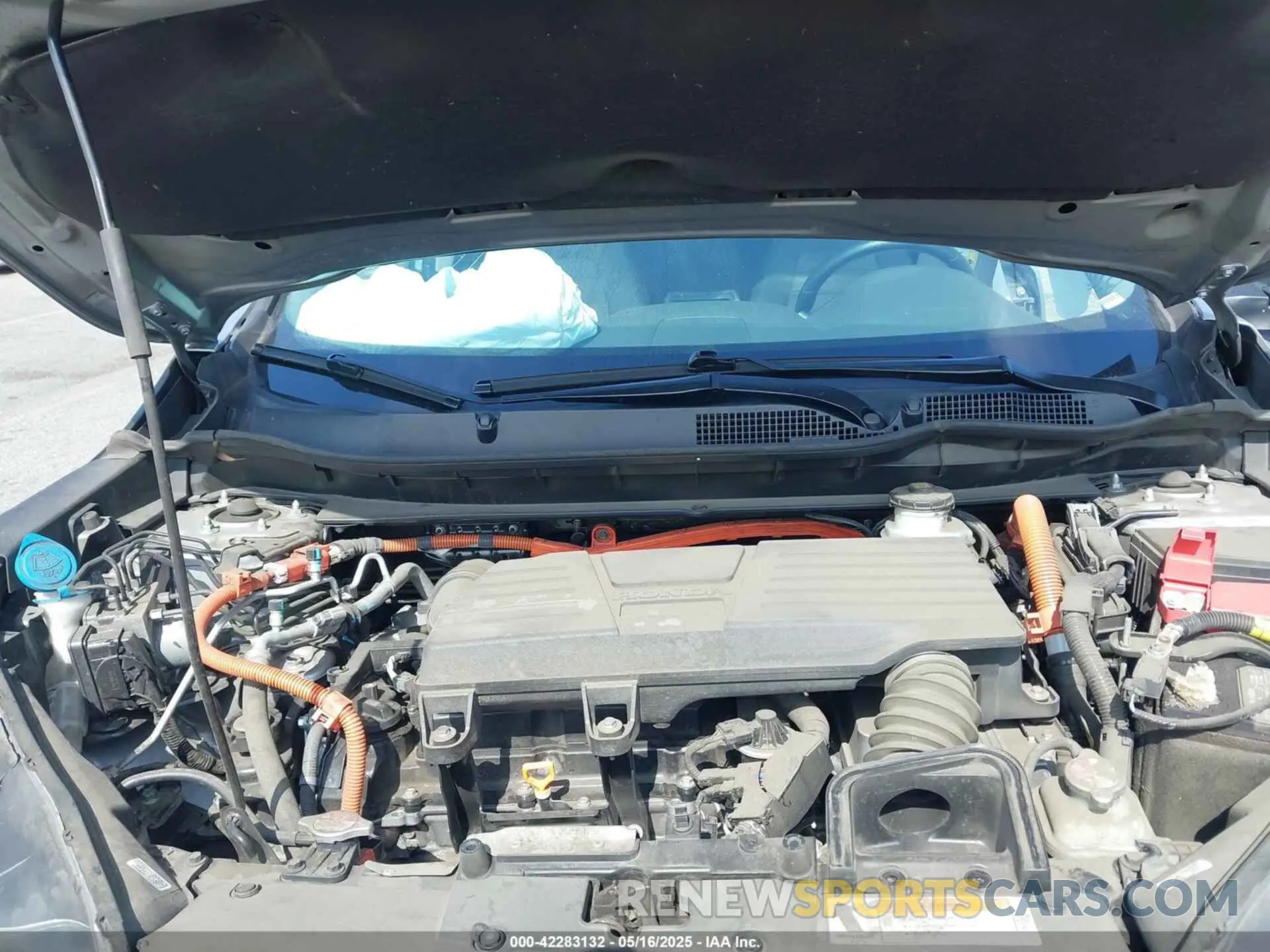 10 fotografías del automóvil dañado 5J6RT6H50NL013610 HONDA CR-V HYBRID 2022