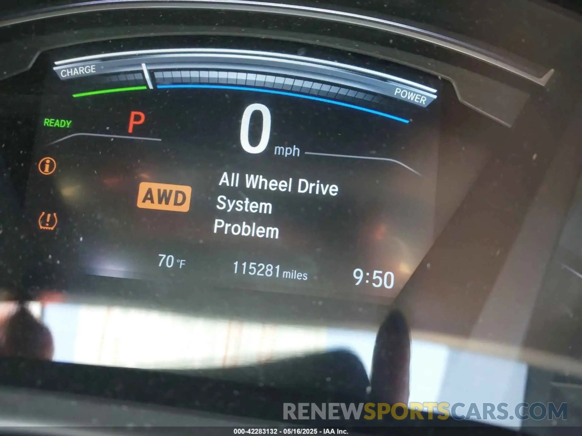 16 fotografías del automóvil dañado 5J6RT6H50NL013610 HONDA CR-V HYBRID 2022