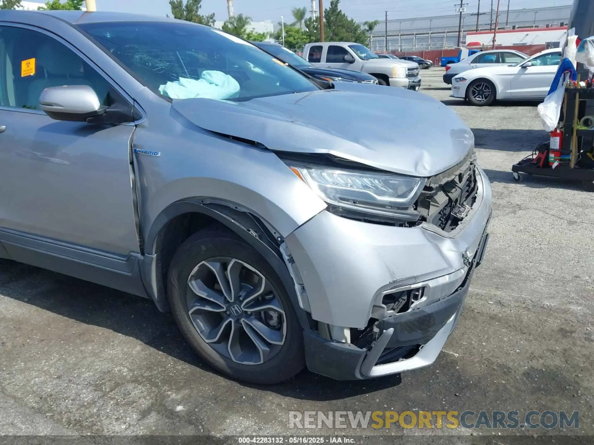 18 fotografías del automóvil dañado 5J6RT6H50NL013610 HONDA CR-V HYBRID 2022