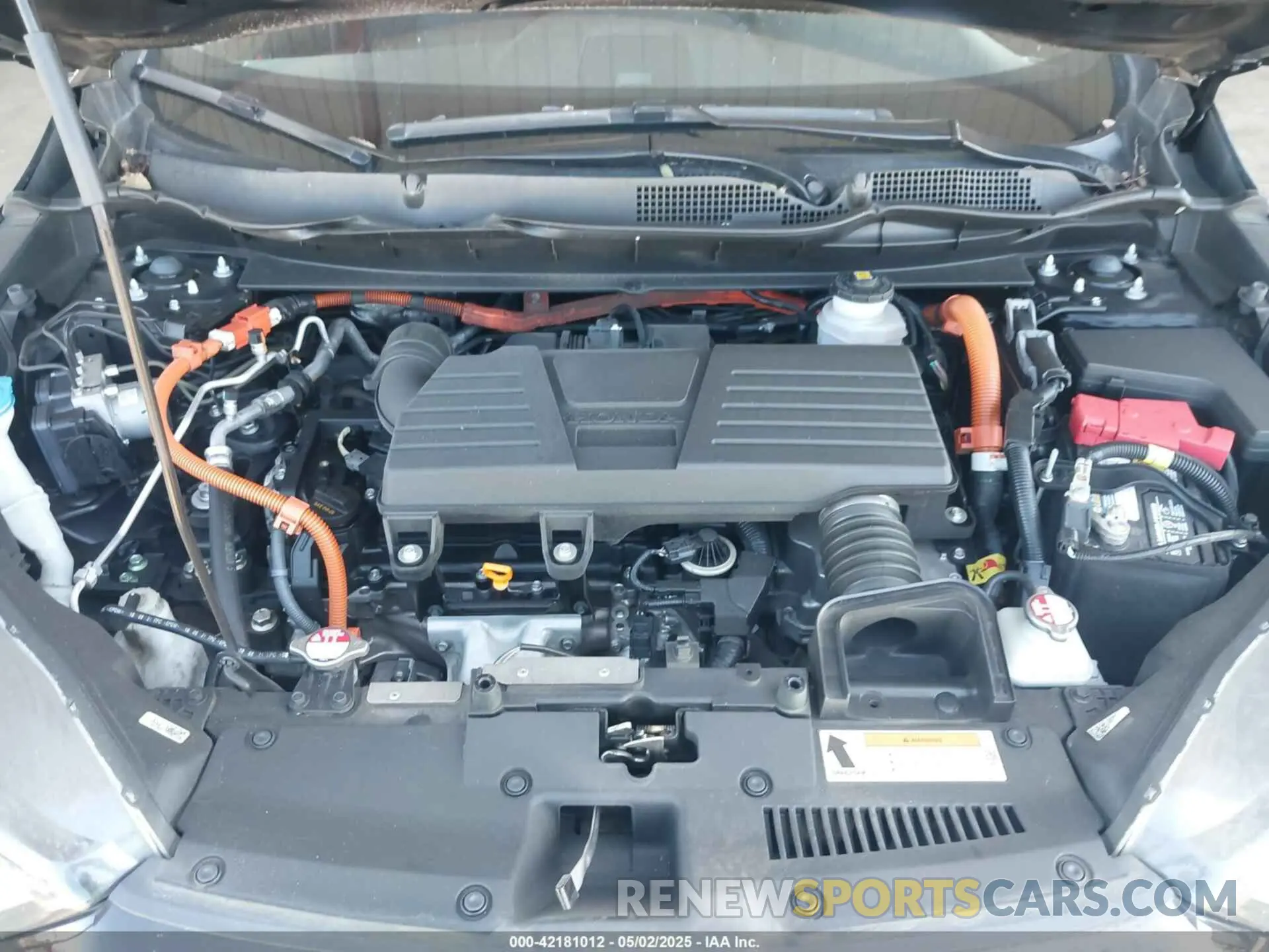 10 fotografías del automóvil dañado 5J6RT6H59NL037954 HONDA CR-V HYBRID 2022