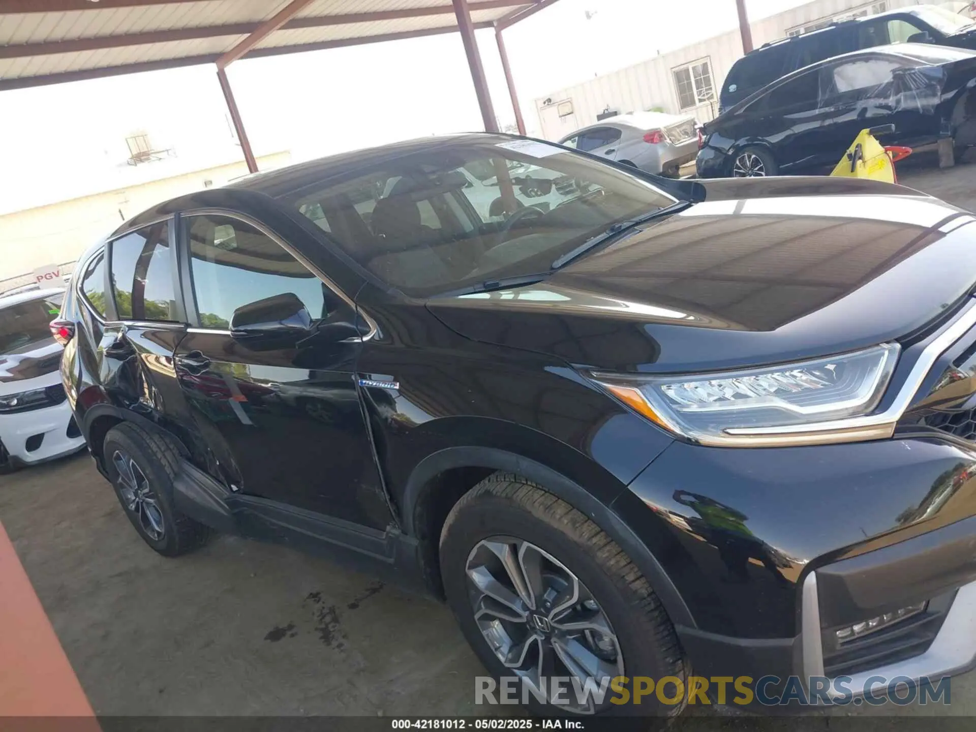 14 fotografías del automóvil dañado 5J6RT6H59NL037954 HONDA CR-V HYBRID 2022