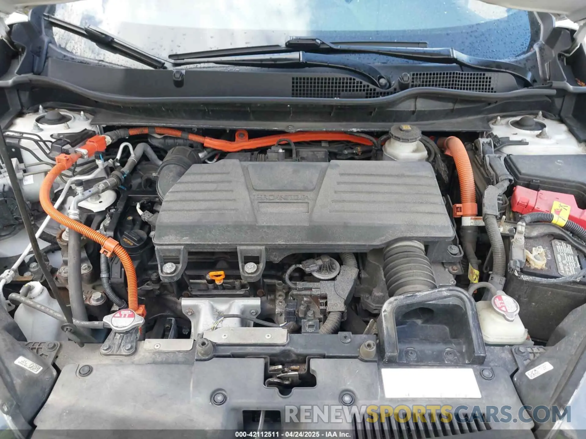 10 fotografías del automóvil dañado 5J6RT6H80NL002696 HONDA CR-V HYBRID 2022