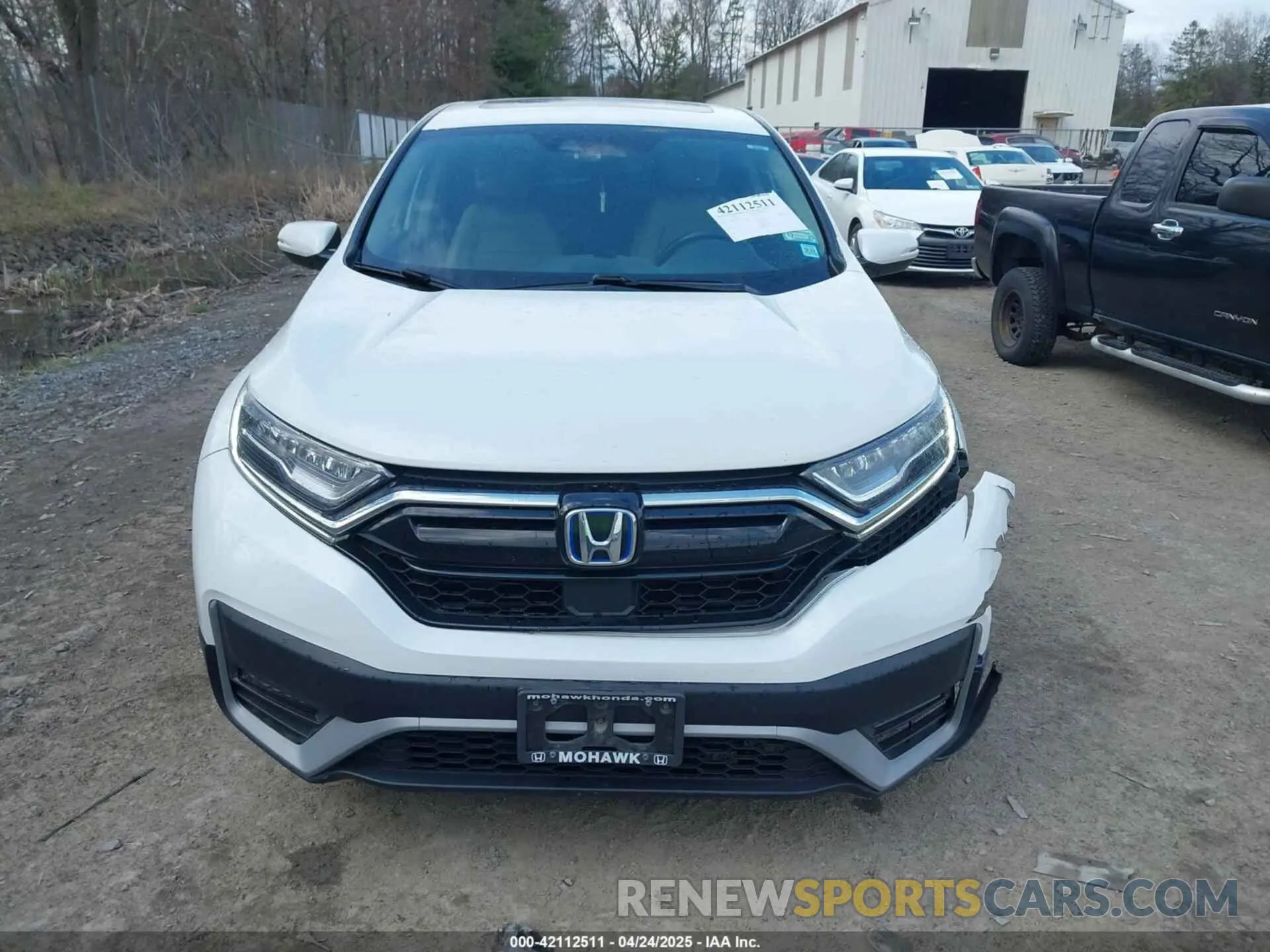 12 fotografías del automóvil dañado 5J6RT6H80NL002696 HONDA CR-V HYBRID 2022