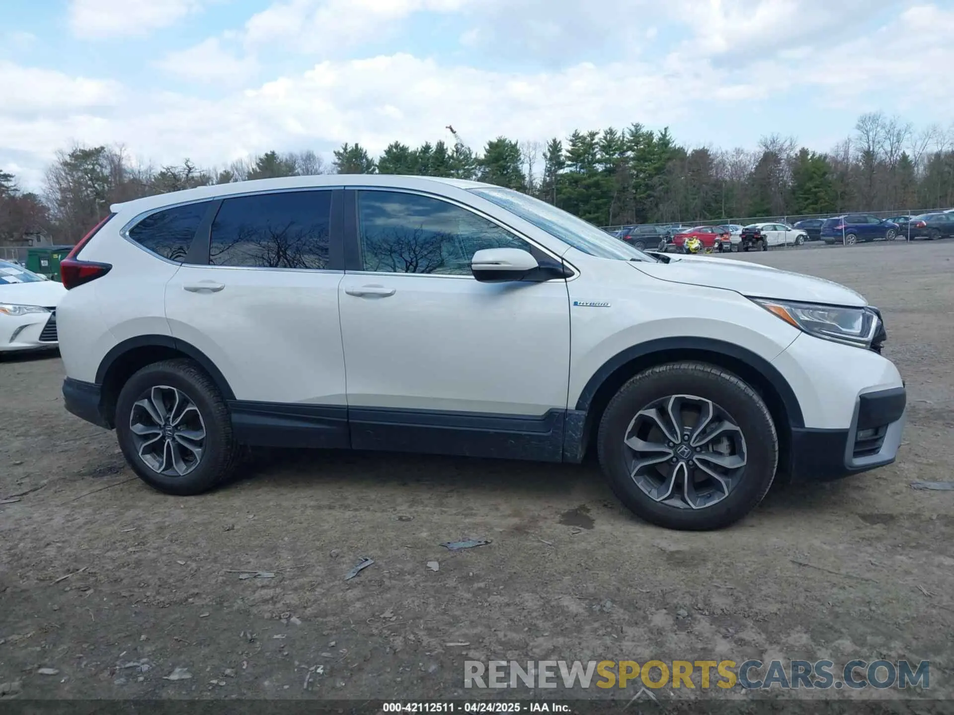 13 fotografías del automóvil dañado 5J6RT6H80NL002696 HONDA CR-V HYBRID 2022