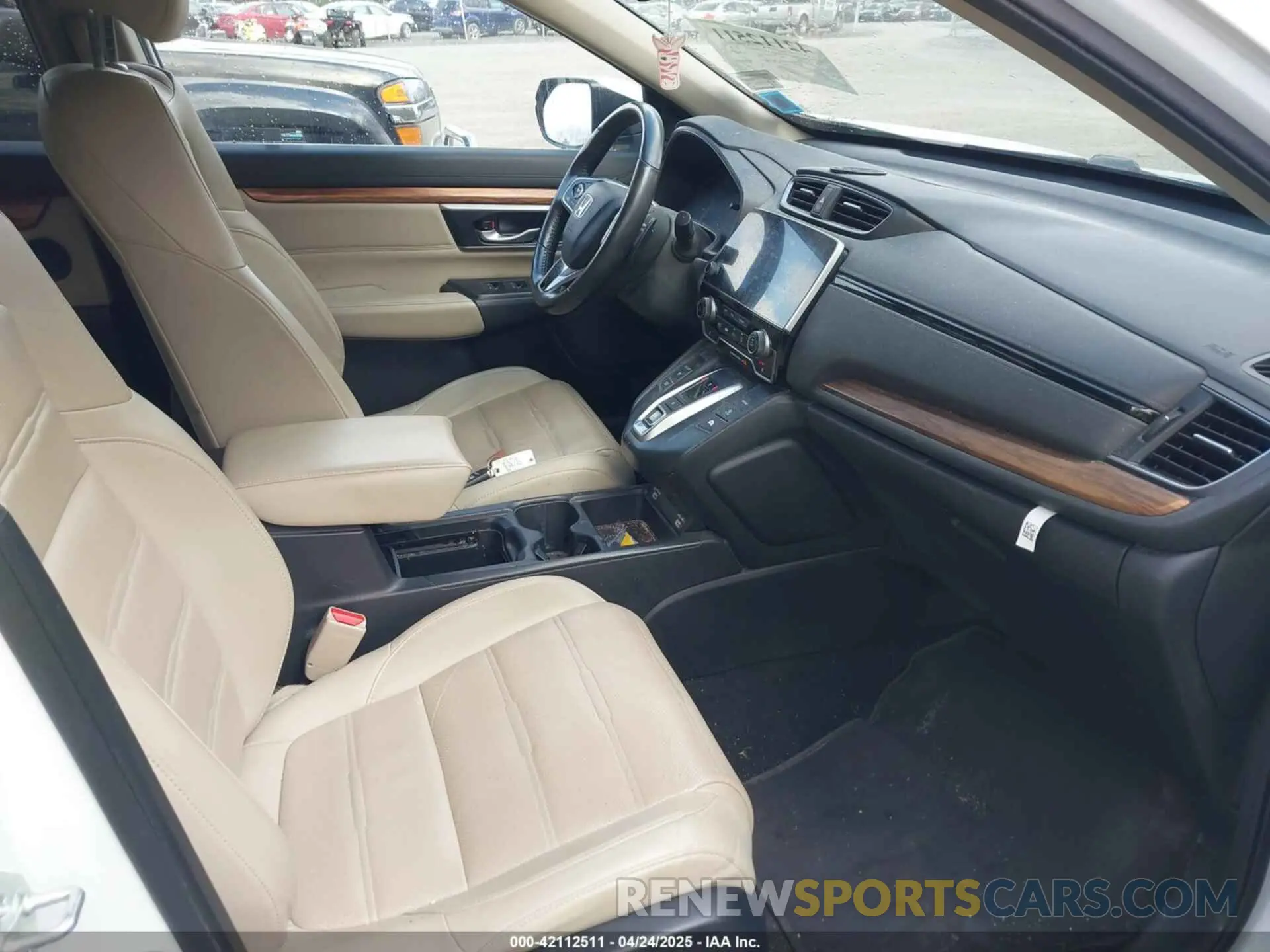 5 fotografías del automóvil dañado 5J6RT6H80NL002696 HONDA CR-V HYBRID 2022