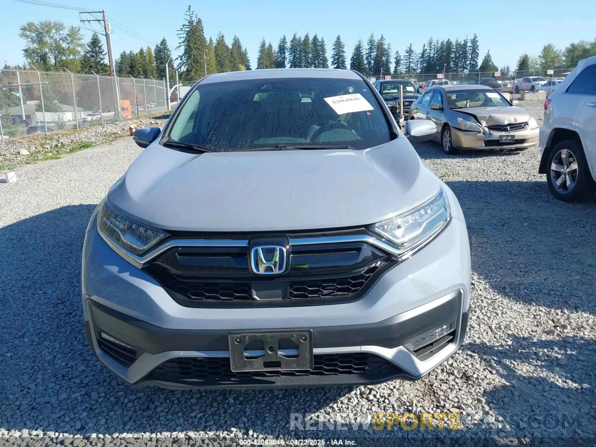 13 fotografías del automóvil dañado 5J6RT6H80NL020258 HONDA CR-V HYBRID 2022