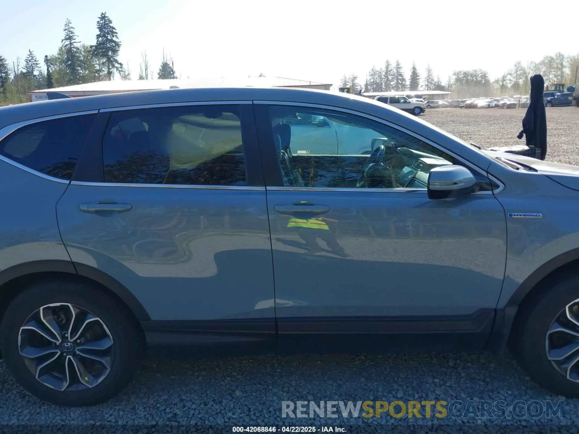 14 fotografías del automóvil dañado 5J6RT6H80NL020258 HONDA CR-V HYBRID 2022