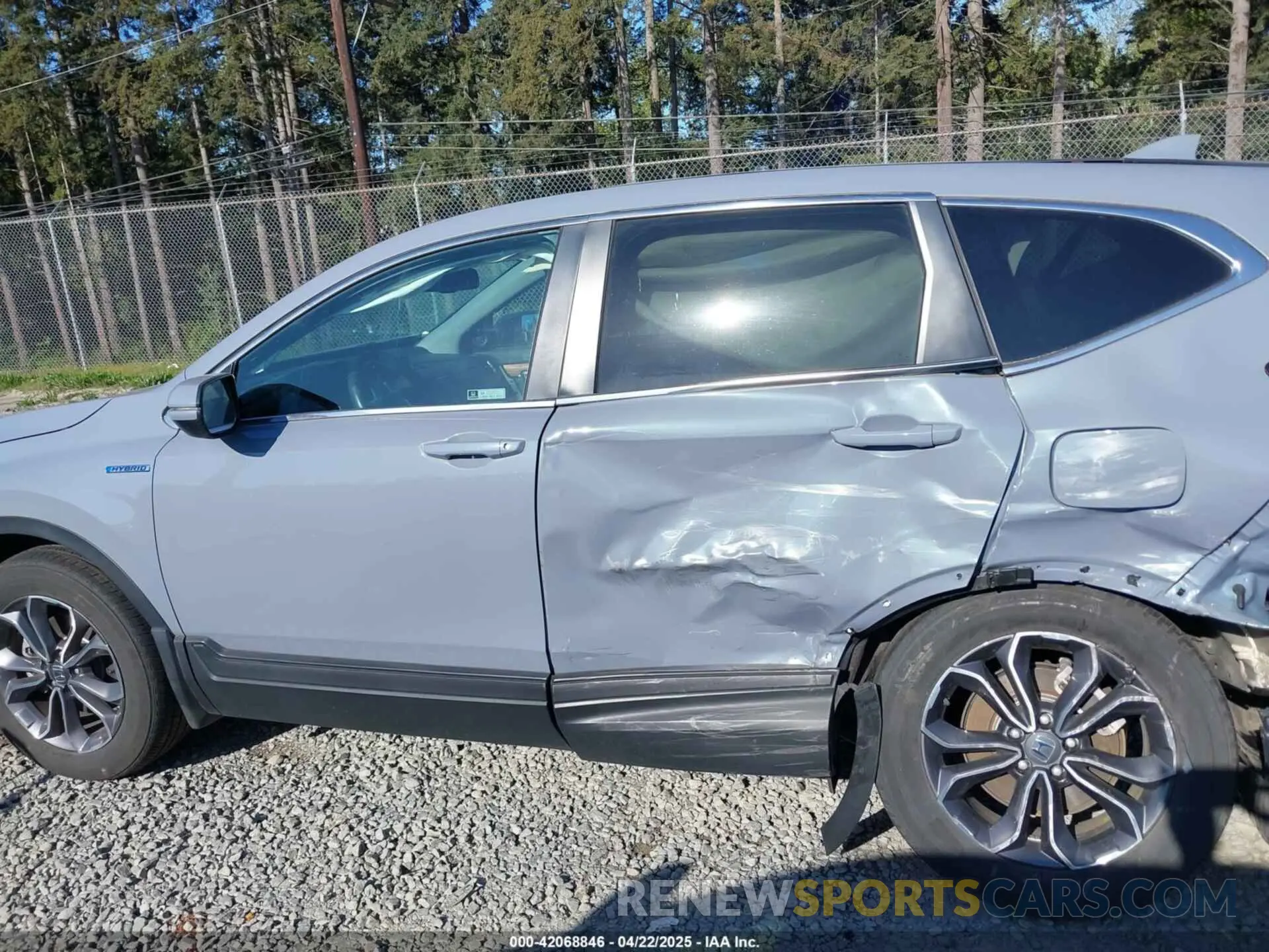 15 fotografías del automóvil dañado 5J6RT6H80NL020258 HONDA CR-V HYBRID 2022