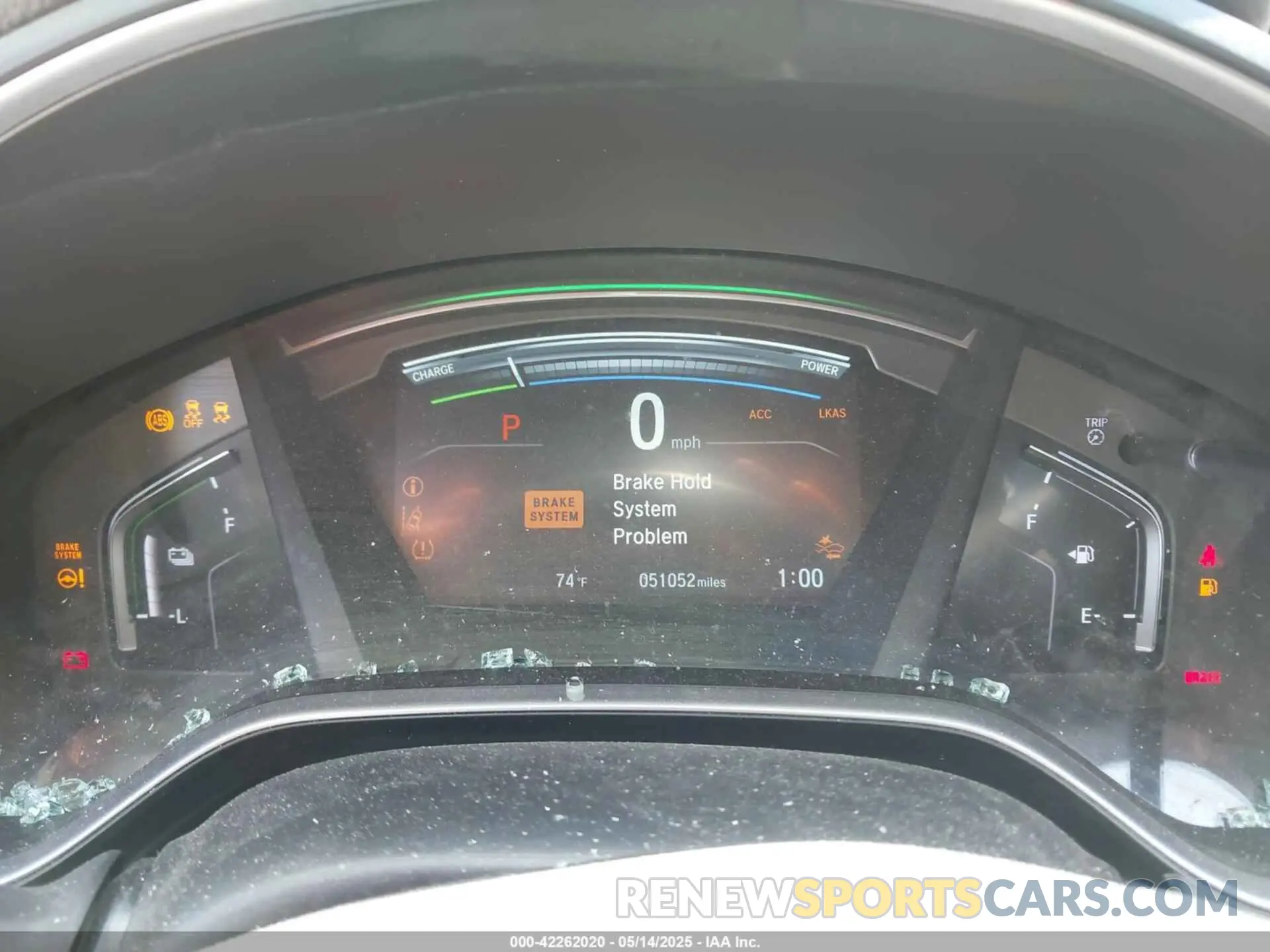 7 fotografías del automóvil dañado 5J6RT6H80NL030272 HONDA CR-V HYBRID 2022