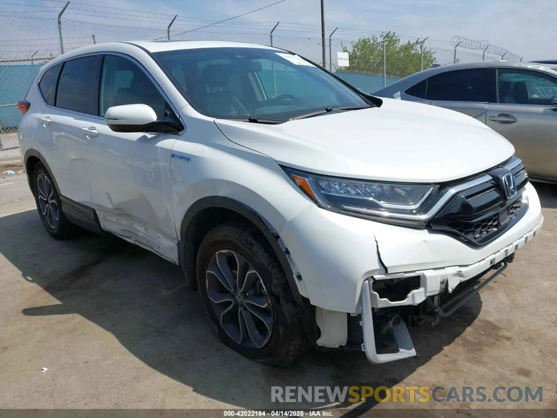 1 fotografías del automóvil dañado 5J6RT6H81NL027736 HONDA CR-V HYBRID 2022