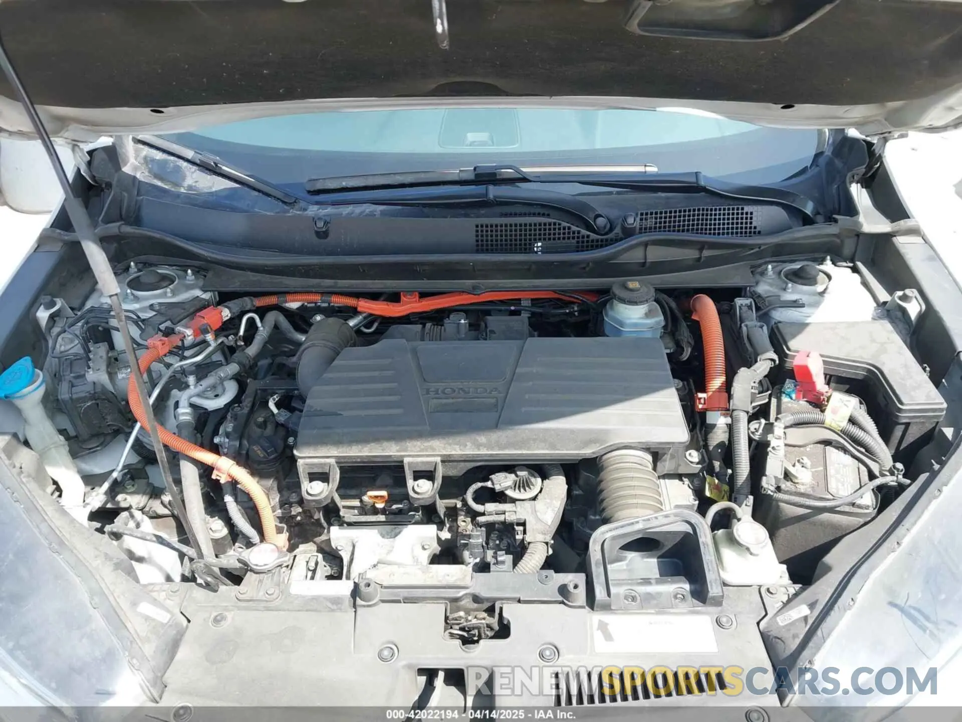 10 fotografías del automóvil dañado 5J6RT6H81NL027736 HONDA CR-V HYBRID 2022